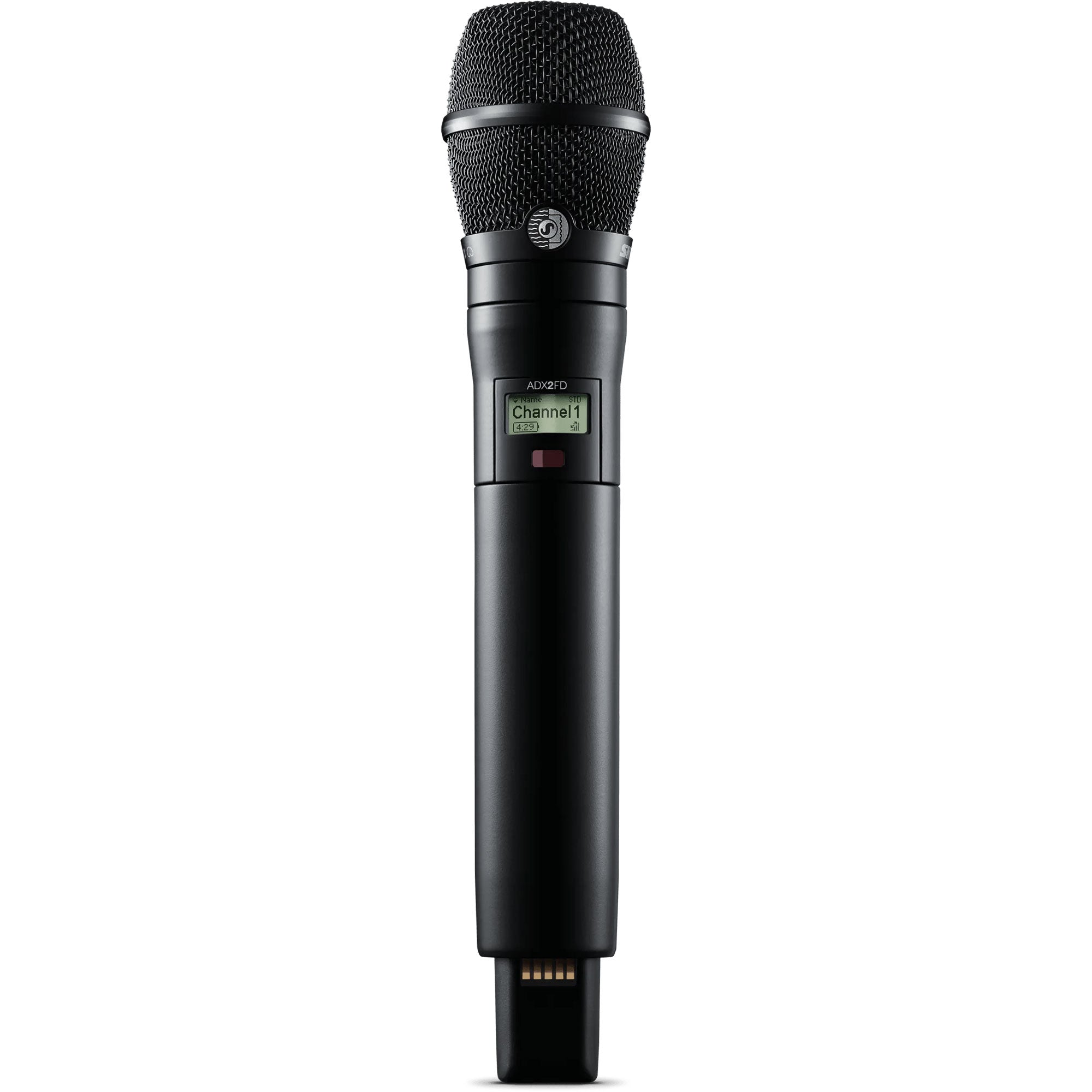 Shure ADX2FD/K11B Axient Digital Handheld Wireless Transmitter (G57: 470-616 MHz, Black)