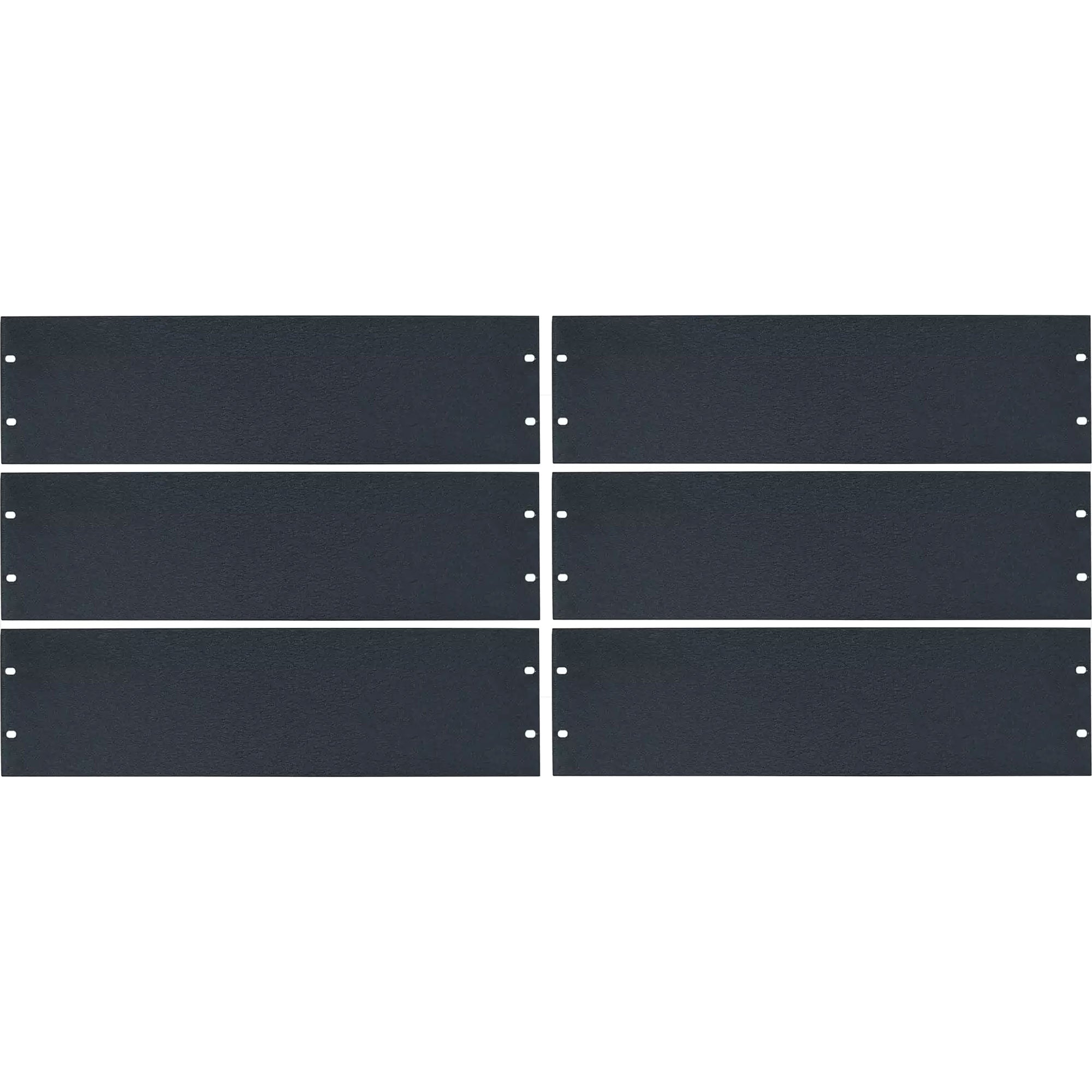 Lowell AFP-3CC Blank Aluminum Flat Panel (3U, 6 Pack)