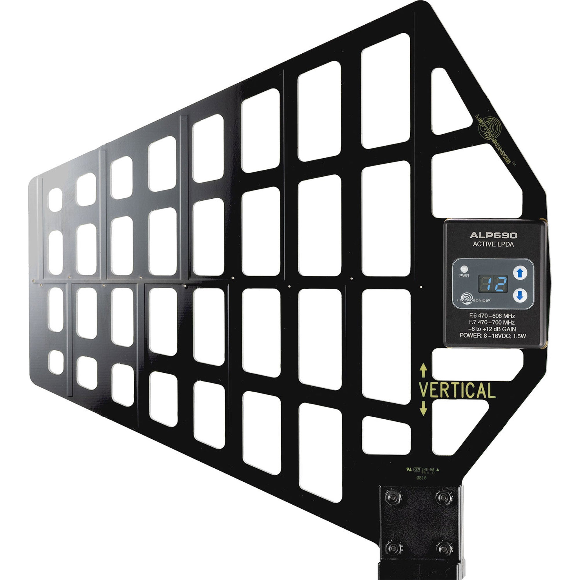 Lectrosonics ALP690 Active/Passive UHF LPDA Antenna (470 to 608/700 MHz)