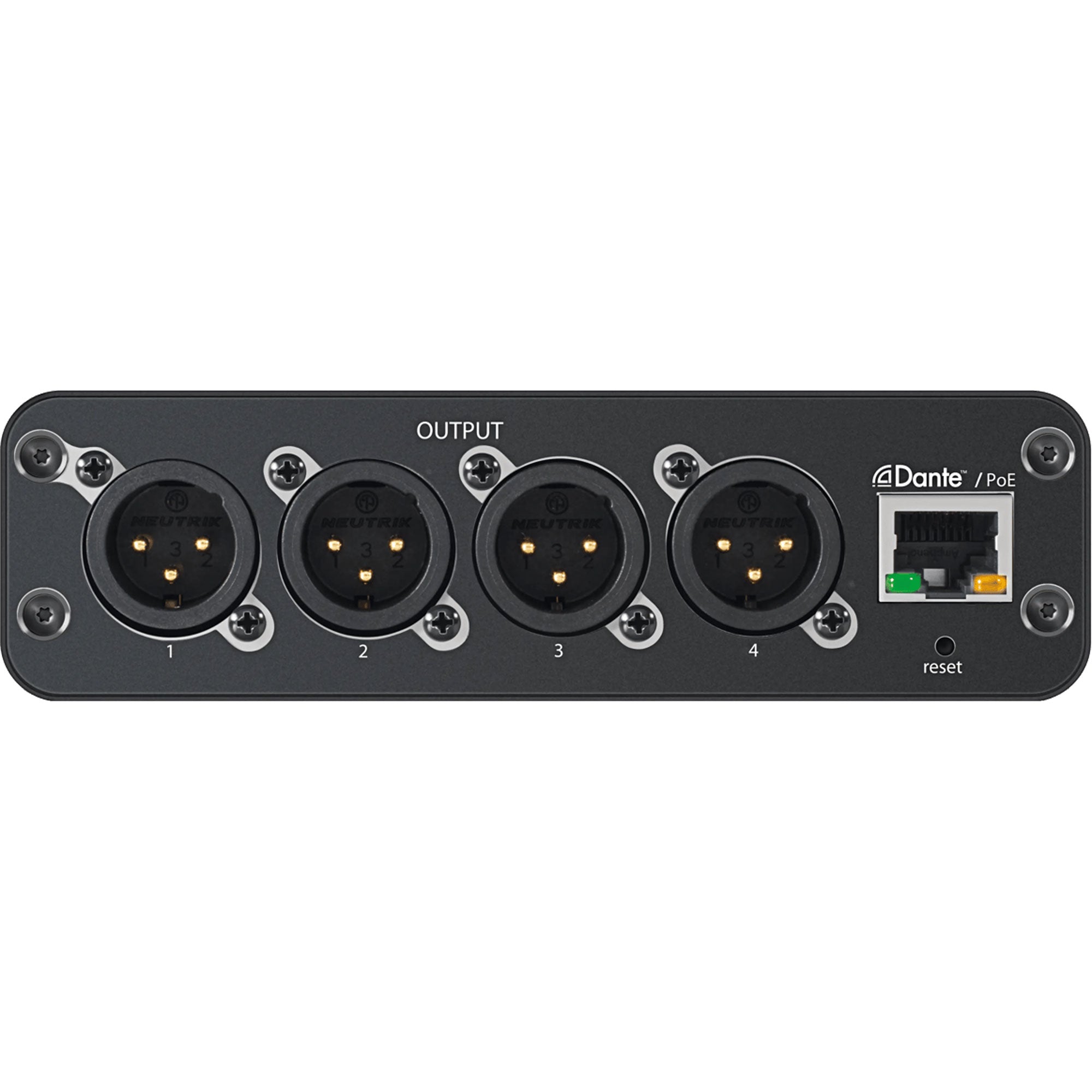 Shure ANI4OUT-XLR 4-Out Dante Audio Network Interface (XLR Outputs)
