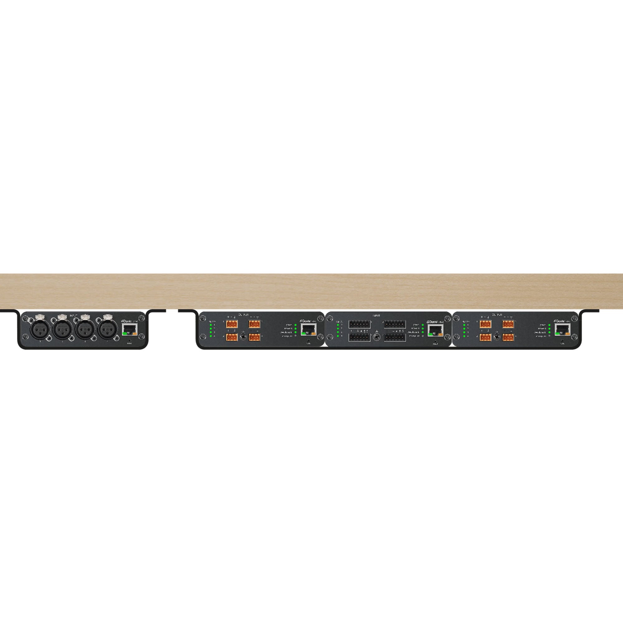 Shure ANI4OUT-XLR 4-Out Dante Audio Network Interface (XLR Outputs)