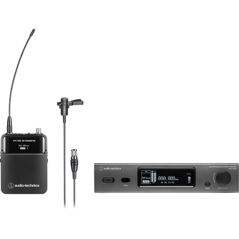 Audio-Technica ATW-3211/831 Lavalier Wireless Microphone System (530-590 MHz)