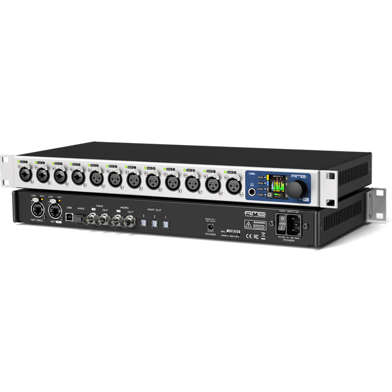 RME 12Mic-D Network-Ready Microphone Preamp with Dante, ADAT, and MADI