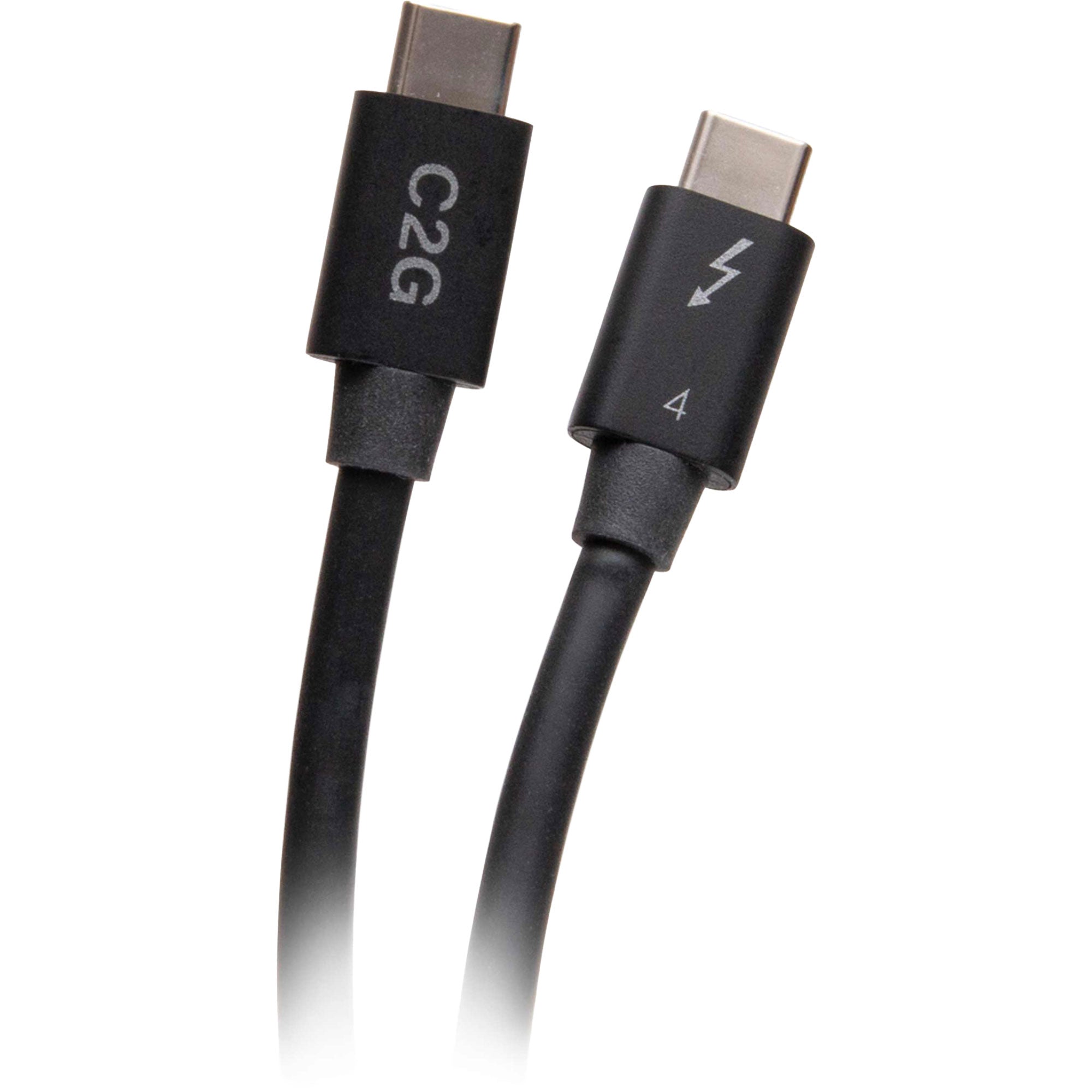 C2G 28885 Thunderbolt 4 USB-C Cable (1.5', 40Gbps) Image 2
