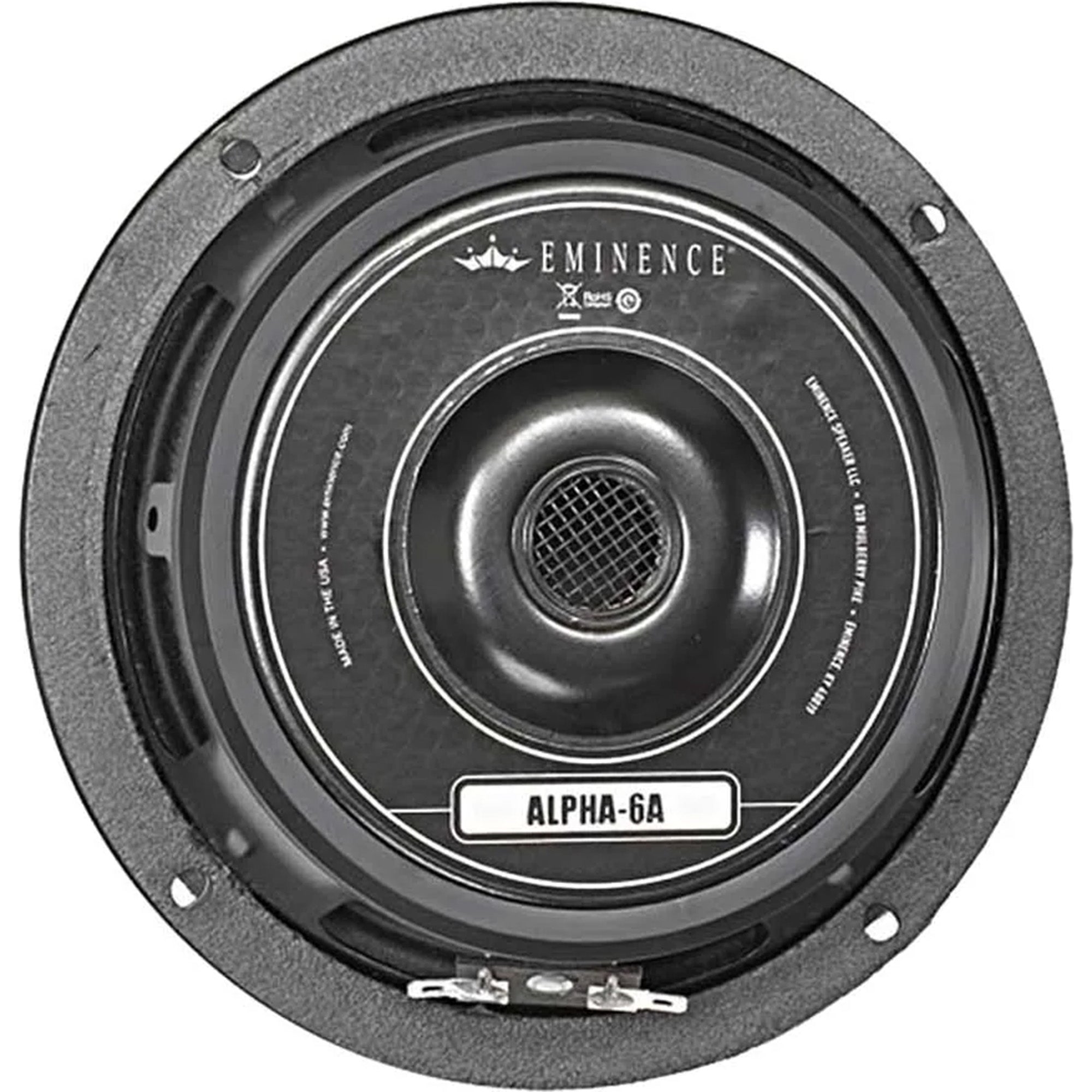 Eminence Alpha-6A 6" American Standard Series Speaker, 8 Ohm