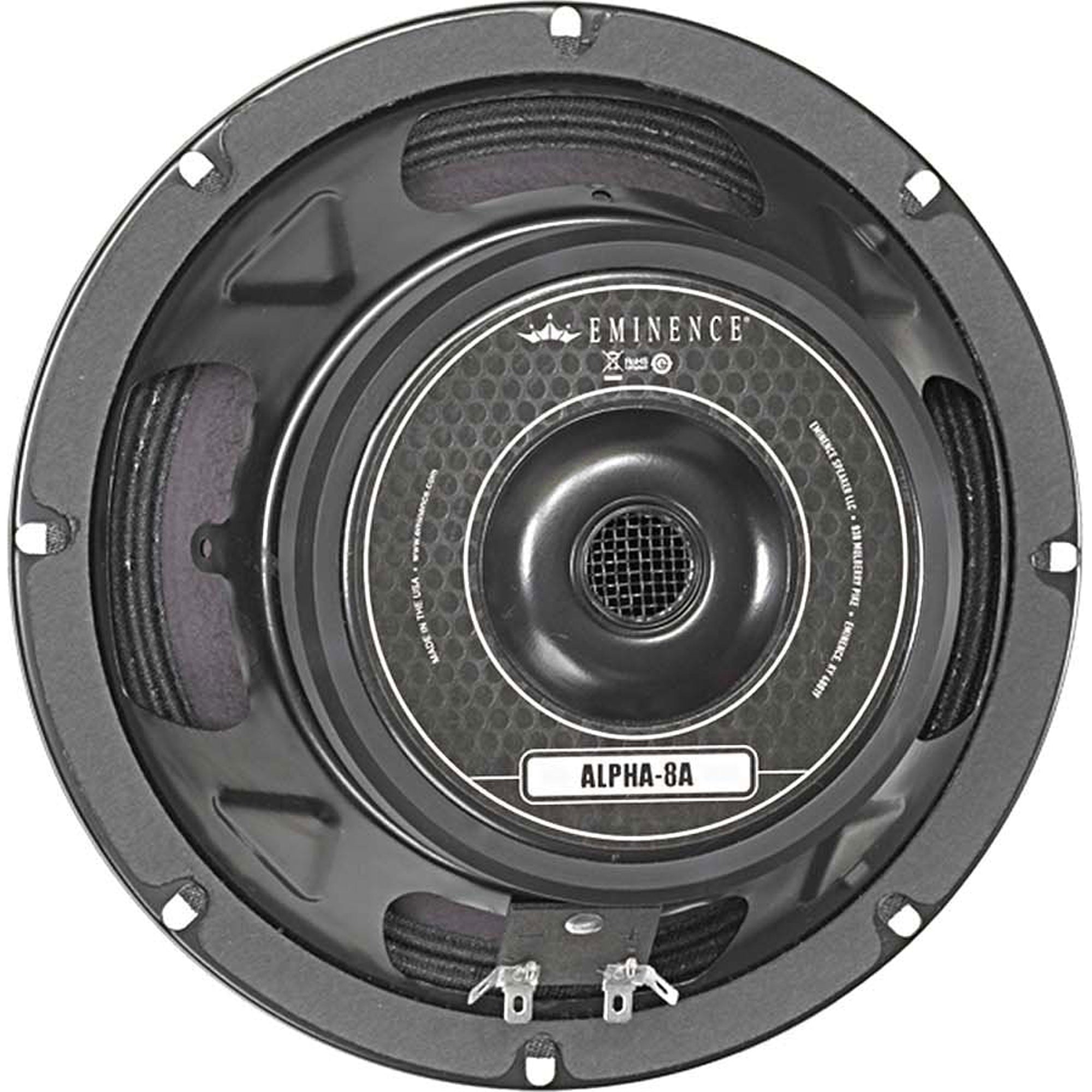 Eminence Alpha-8A 8" American Standard Series Speaker, 8 Ohm