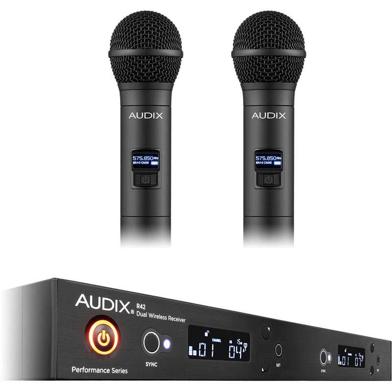 Audix AP42 OM2 Dual-Channel Handheld Wireless Microphone System (554-586 MHz)