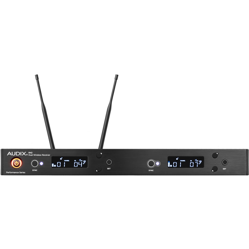 Audix AP42 OM5 Dual-Channel Handheld Wireless Microphone System (522-554 MHz)