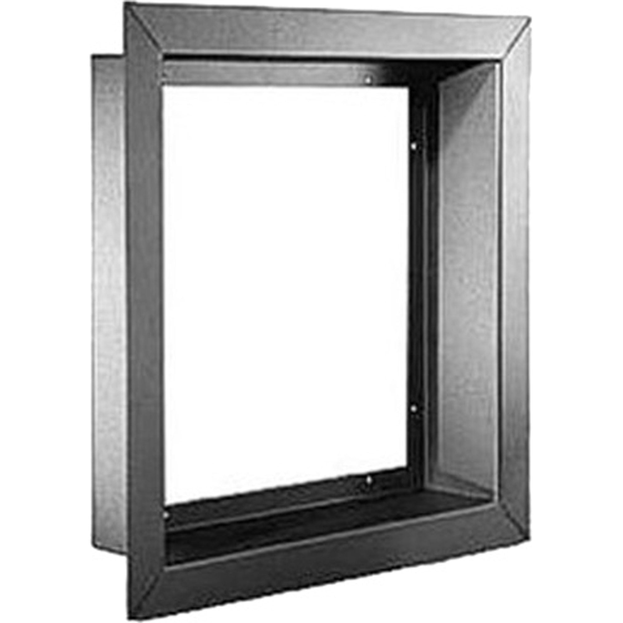 Whirlwind BB12X12X4B 12" x 12" x 4" Black Powder Coat Back Box
