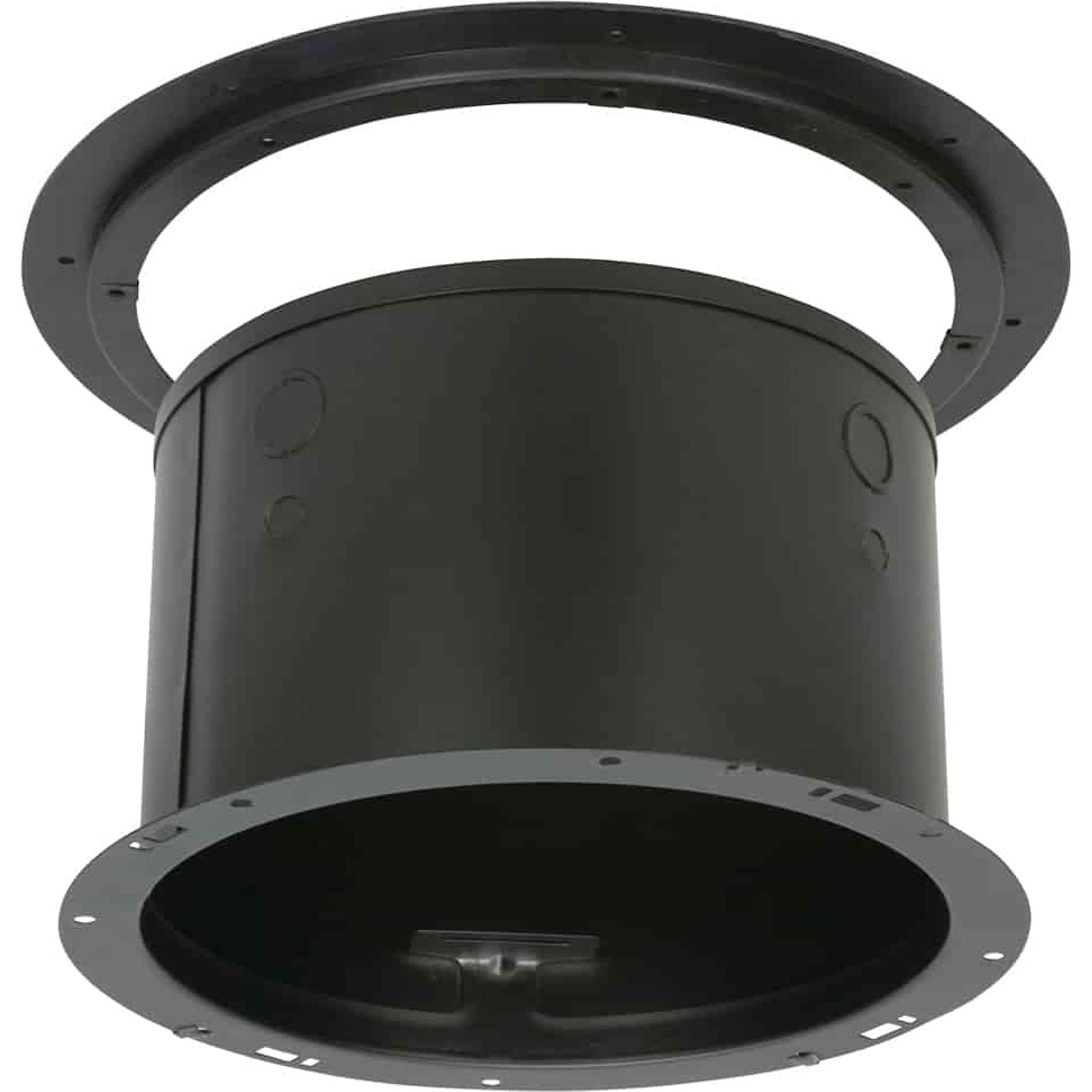 Lowell BME87 Steel Enclosure with Plastic Trim Ring for 8" Speaker, Blind Mount (2 Pack)