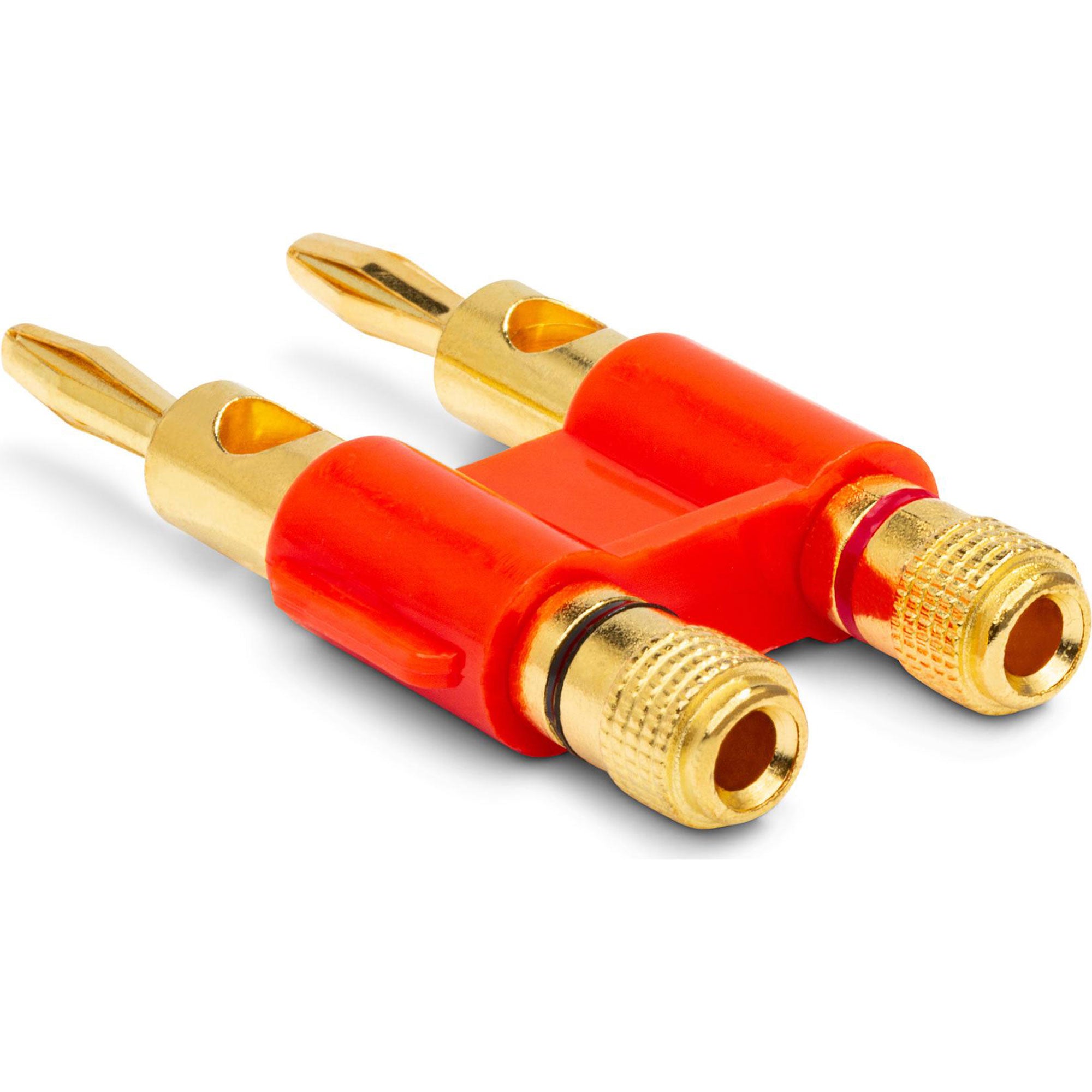 Hosa BNA-260 Dual Banana Plug (Red)