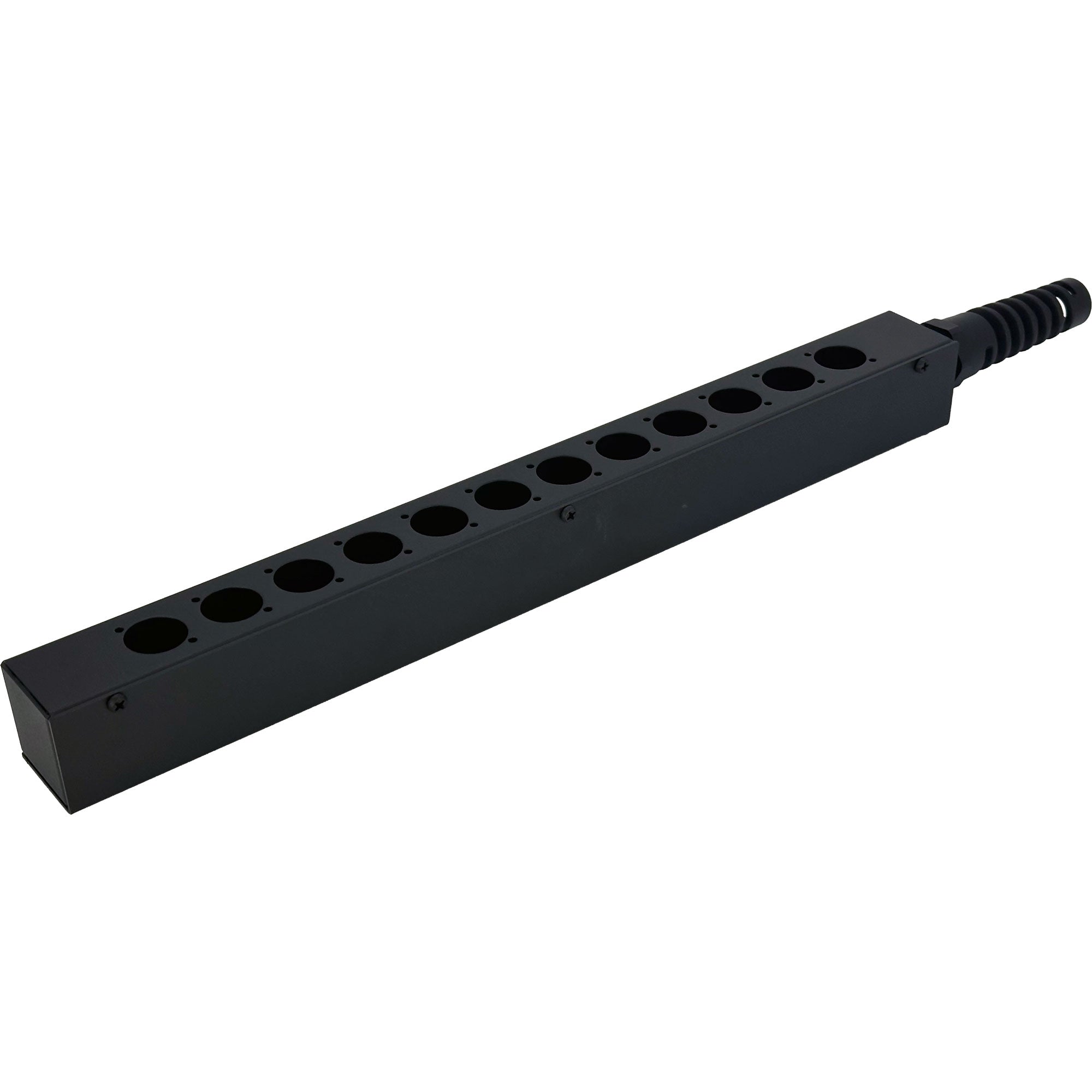 CBI BR-DROP12-BX Unloaded Stage Drop Box for Audio Snake (12 Neutrik Holes)