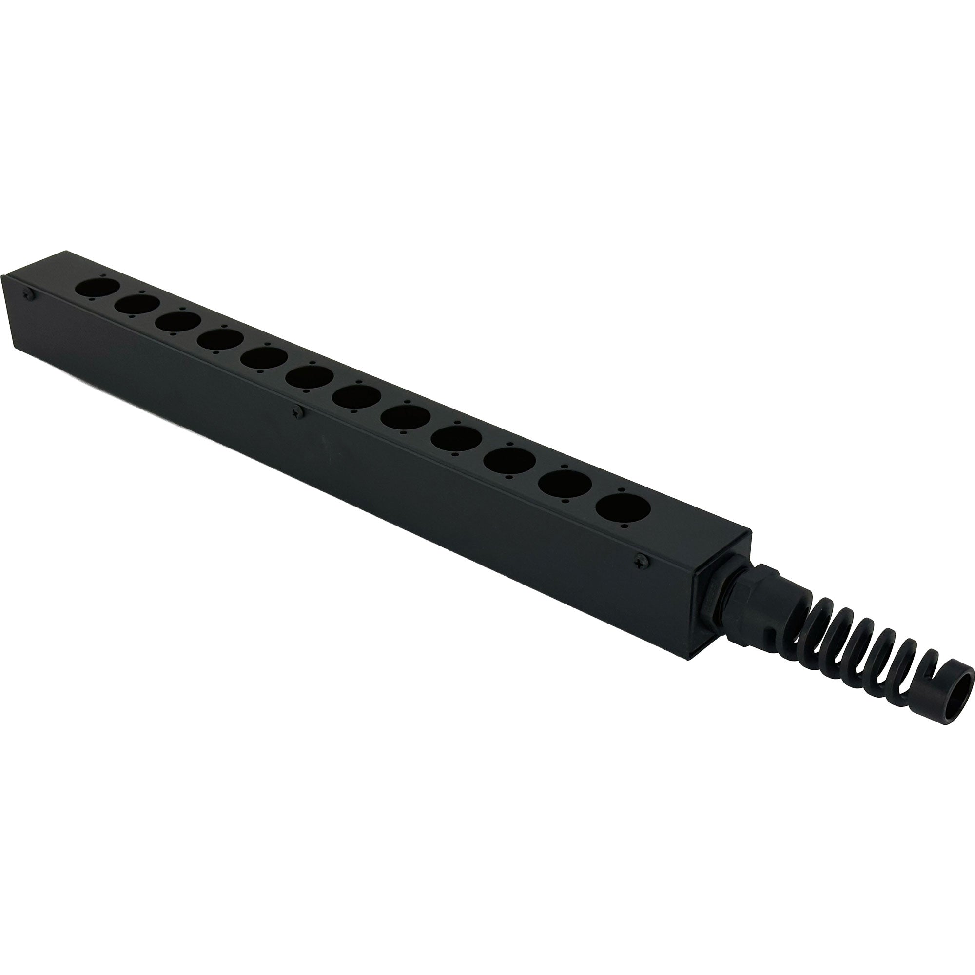 CBI BR-DROP12-BX Unloaded Stage Drop Box for Audio Snake (12 Neutrik Holes)