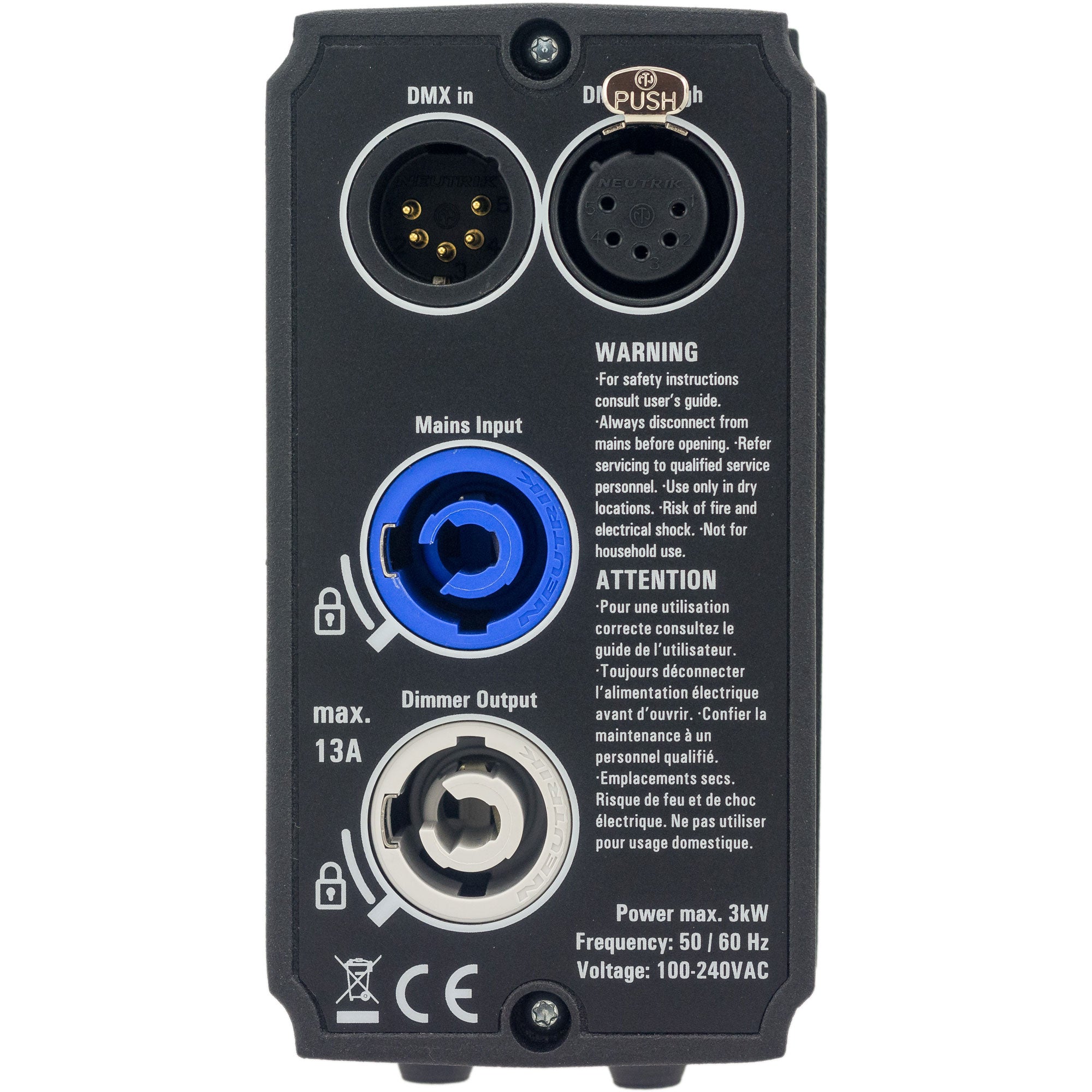 Swisson XSD-S3-BC-5 1x3kW Sine Wave Dimmer (powerCON)