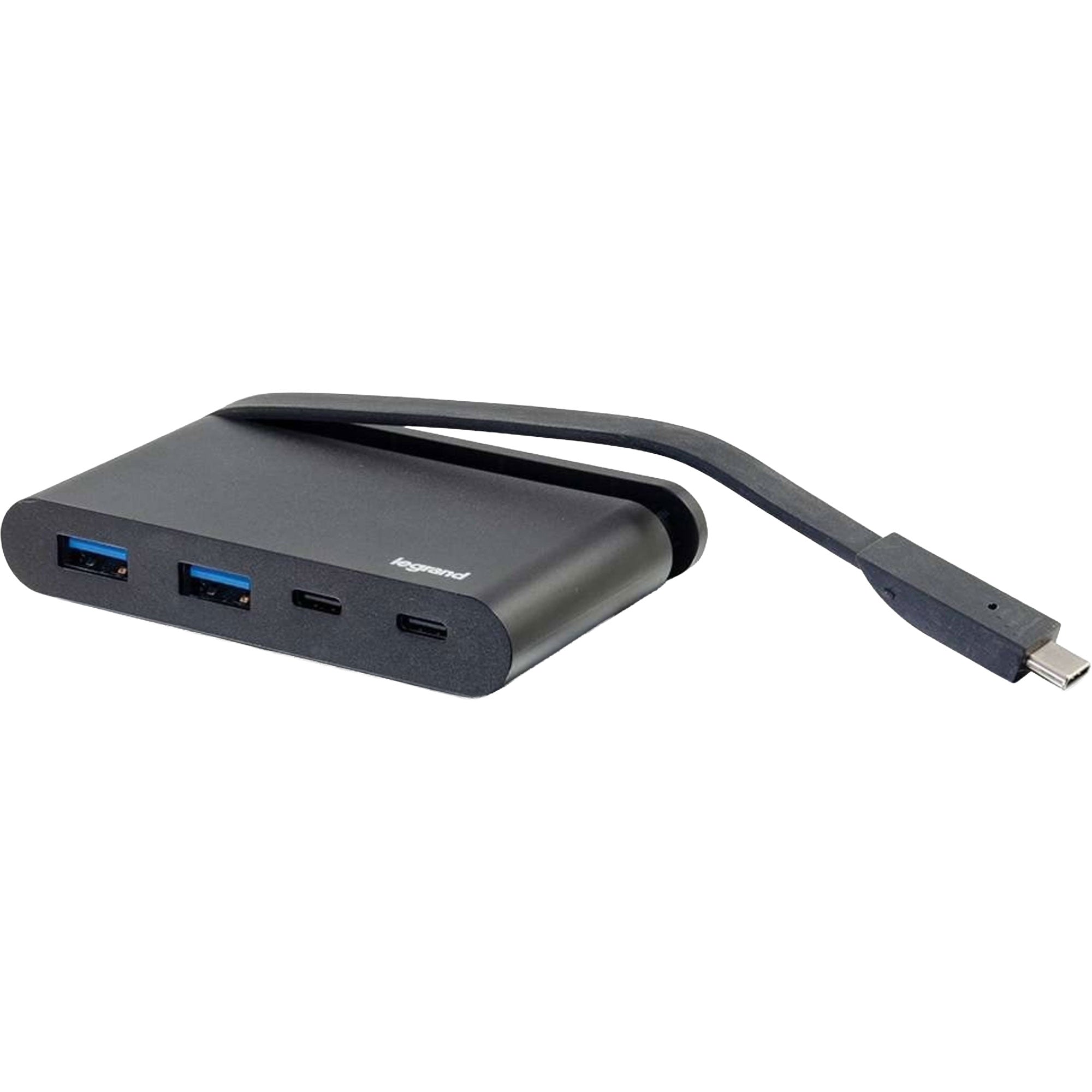 C2G 4-Port USB 3.1 Gen 1 Type-C & A Hub with 100W Power Delivery