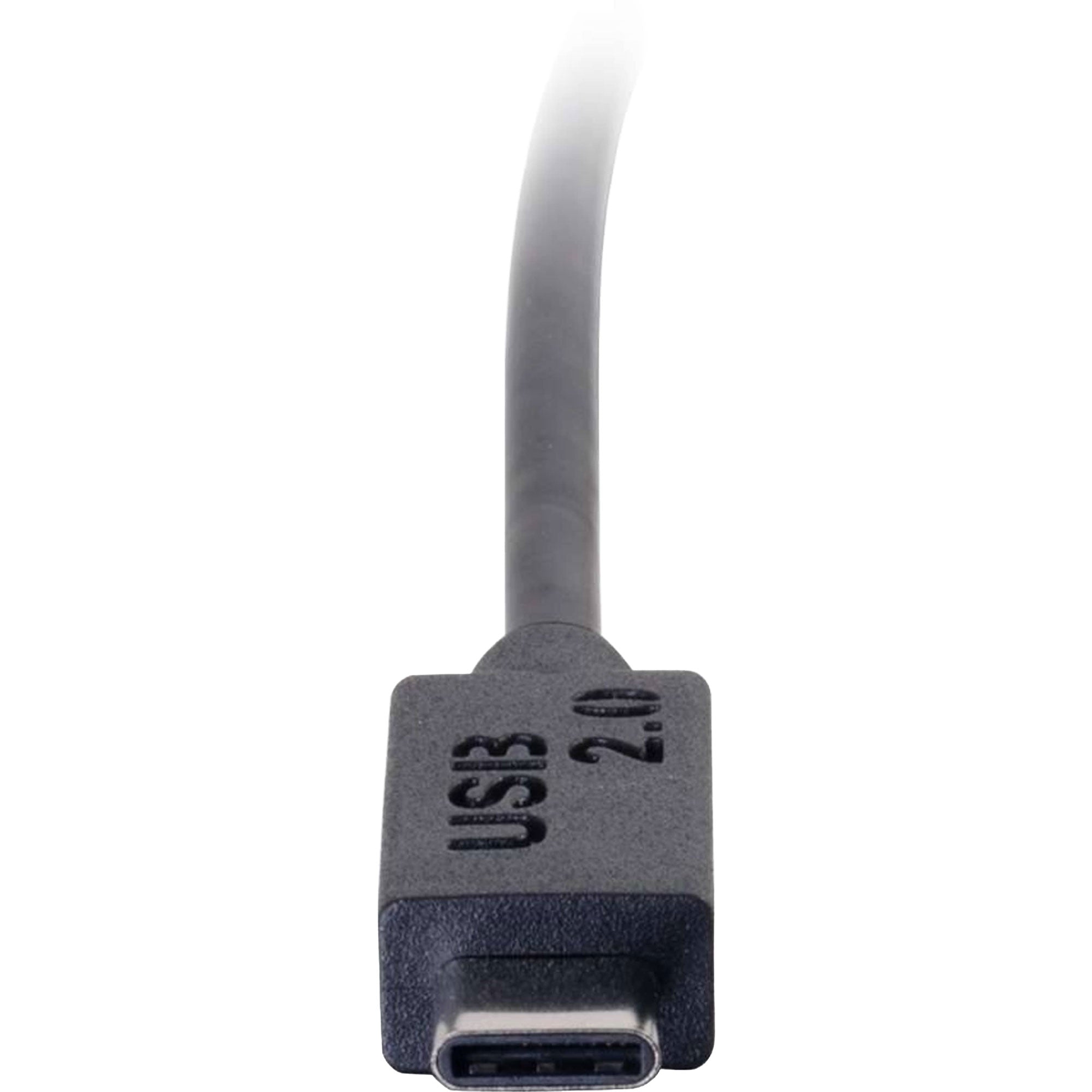 C2G USB 2.0 USB-C to USB-B Male to Male Cable - Black (6'/1.8m)
