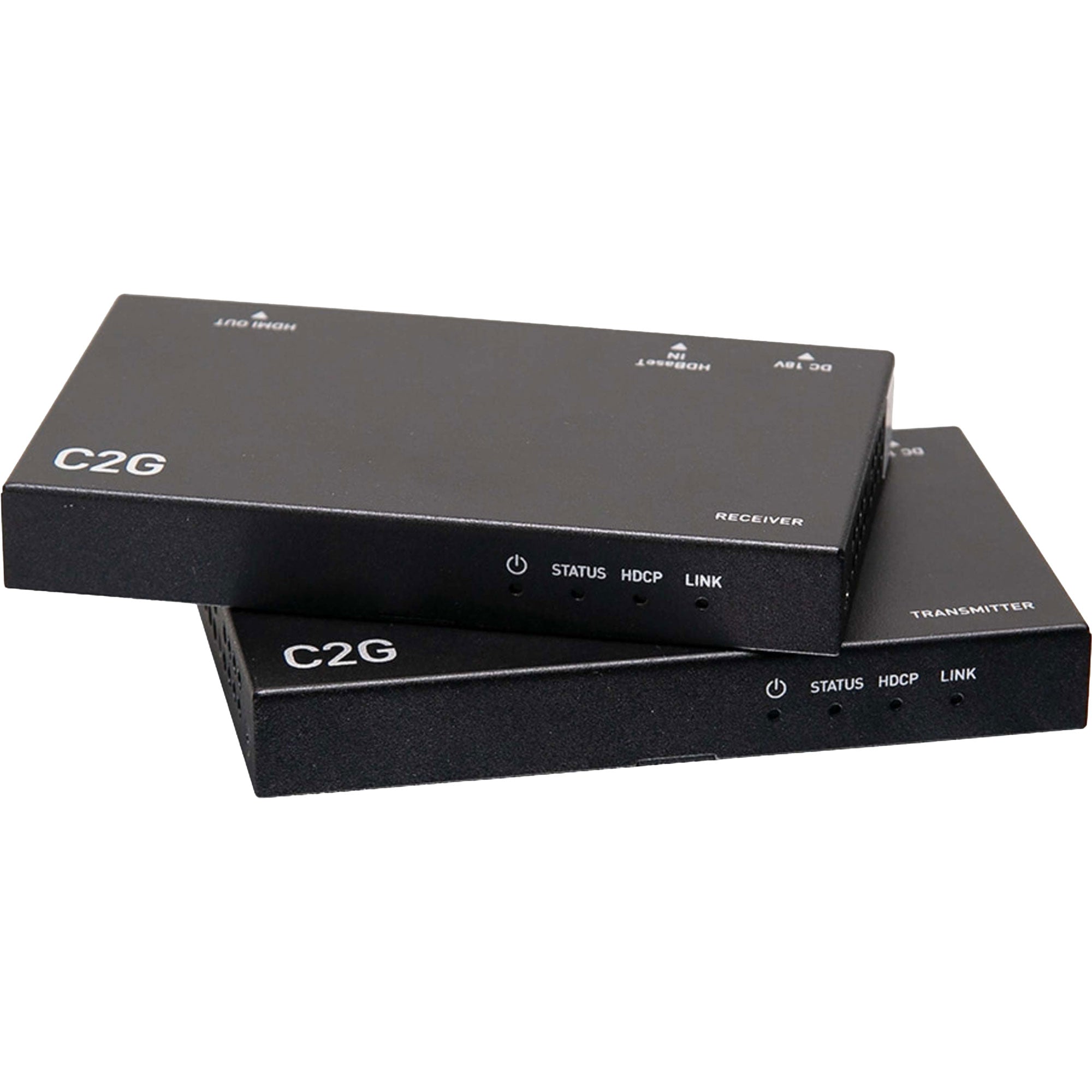 C2G C2G30010 HDMI HDBaseT Extender over Cat Box Transmitter to Box Receiver - 4K 60Hz