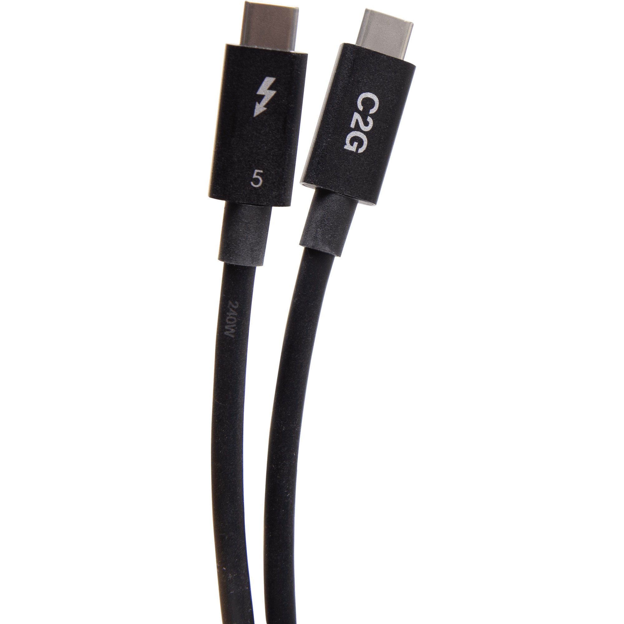 C2G C2G28821 Thunderbolt 5 USB-C Cable (3.3', 80Gbps) Image 1