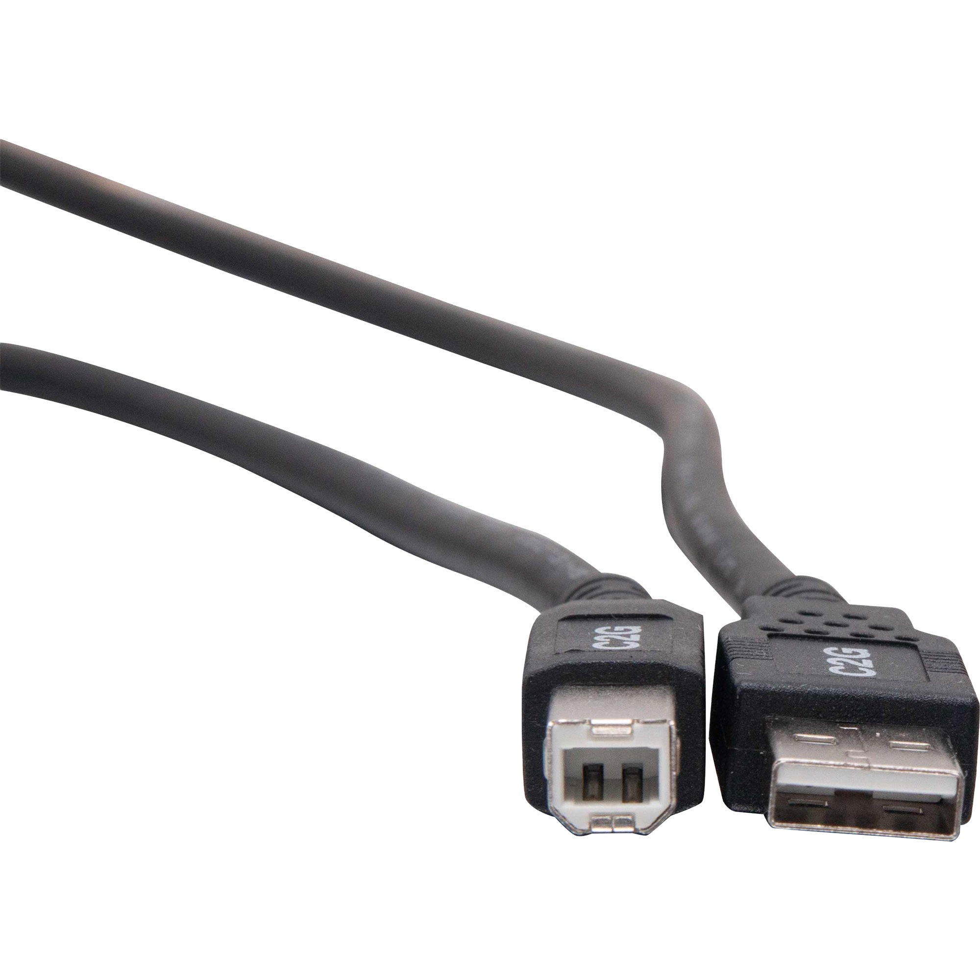 C2G 28103 3m USB 2.0 A/B Cable - Black (9.8') Image 3