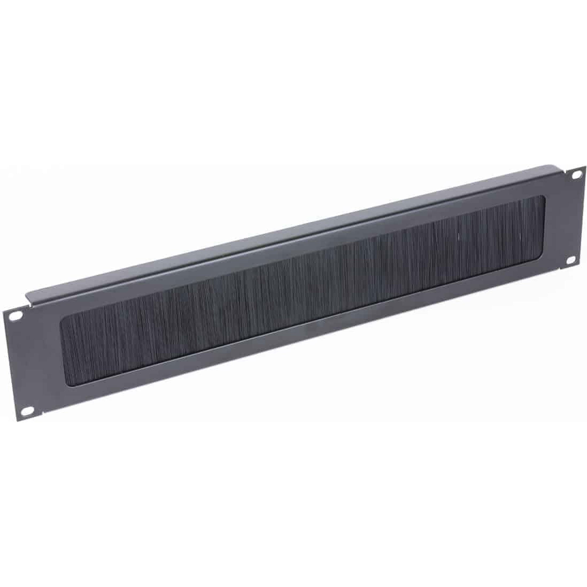 Lowell CBP-2 Cable Brush Strip Panel with Tray (2U)