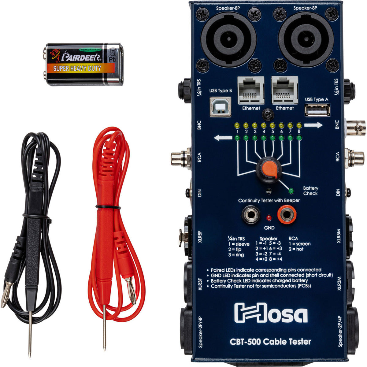 Hosa CBT-500 Audio Cable Tester