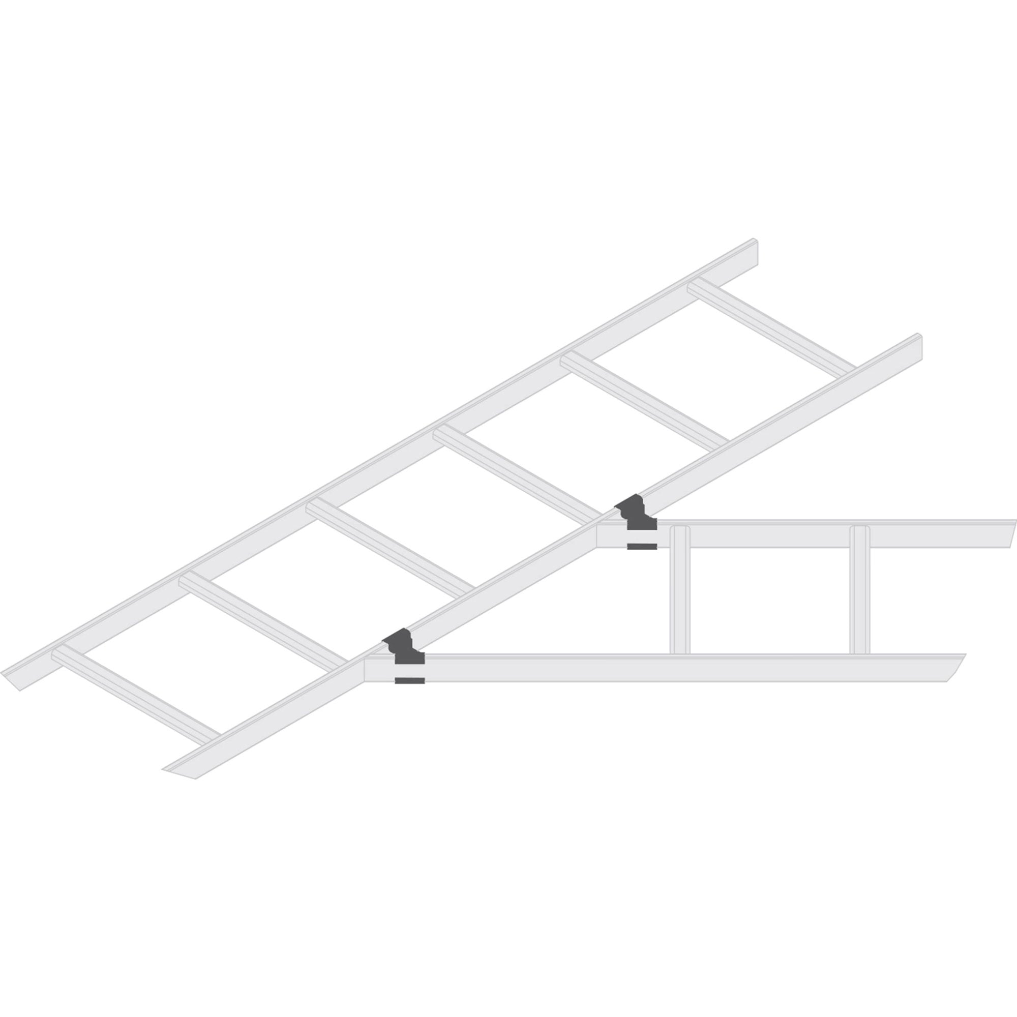 Middle Atlantic CLH-ADJH Cable Ladder Horizontal Splice Hardware (Pair)