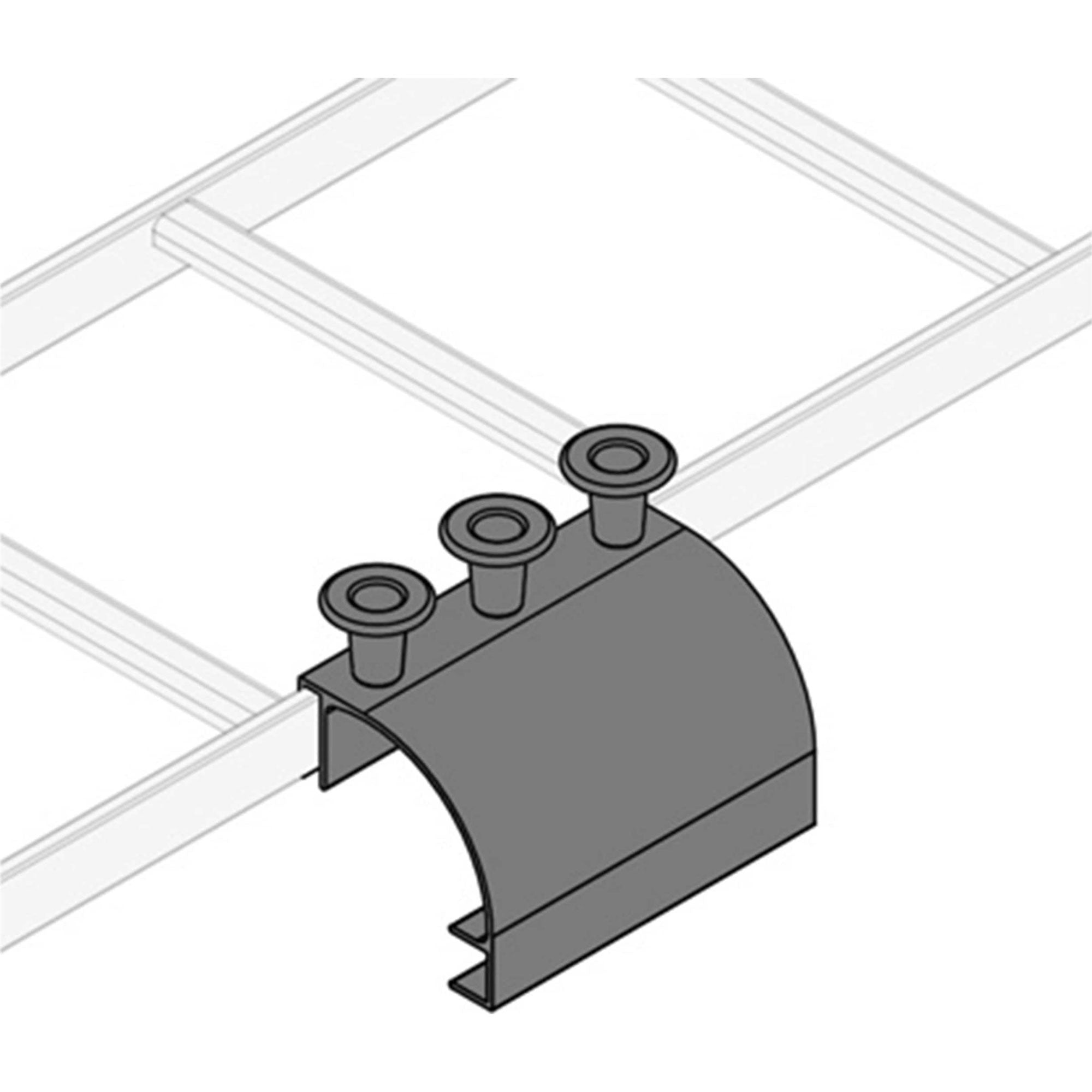 Middle Atlantic CLH-SD8-4 Cable Ladder Side Drop (4 Pack)