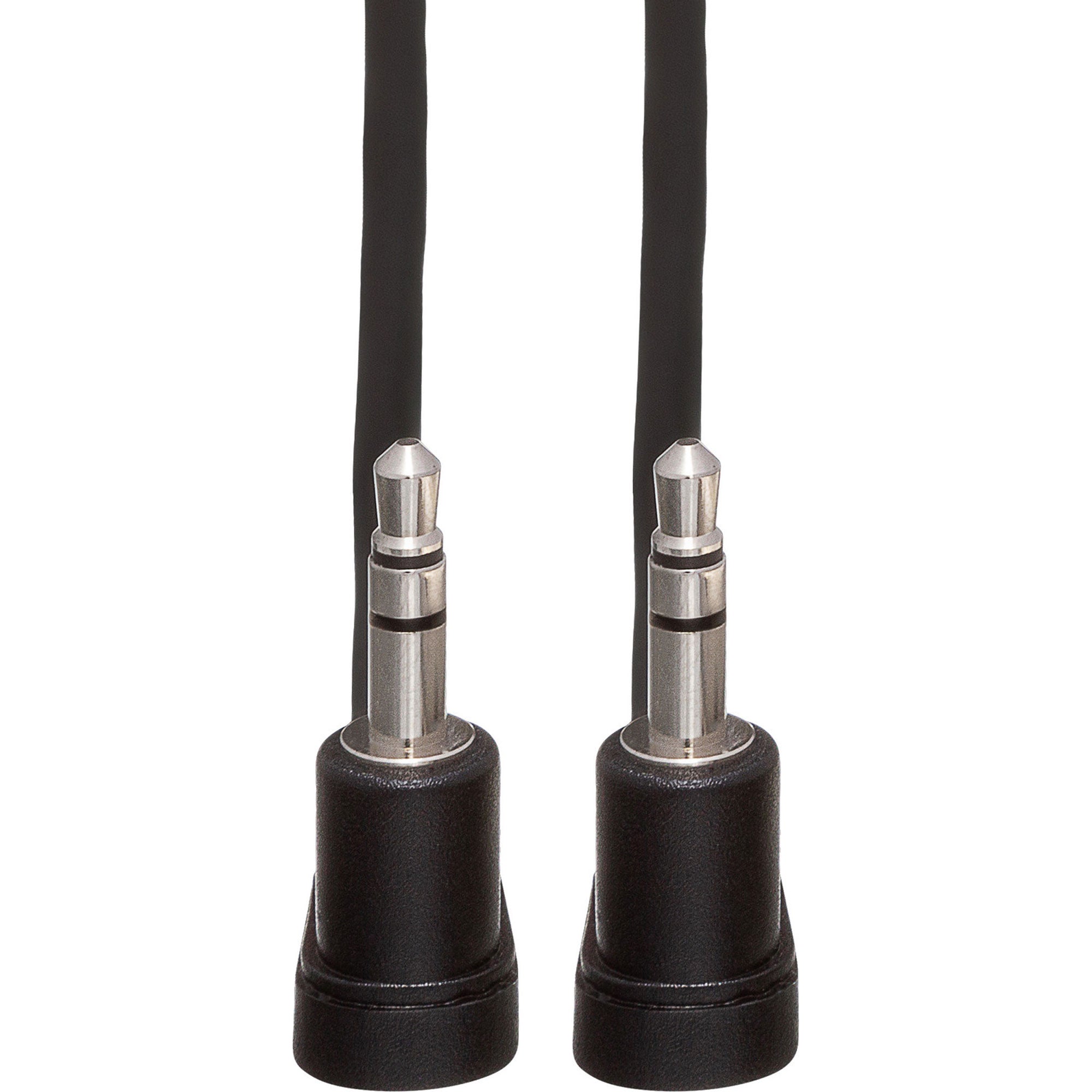 Hosa CMM-105RR Right-Angle 3.5mm TRS to Right-Angle 3.5mm TRS Stereo Interconnect Cable (5')