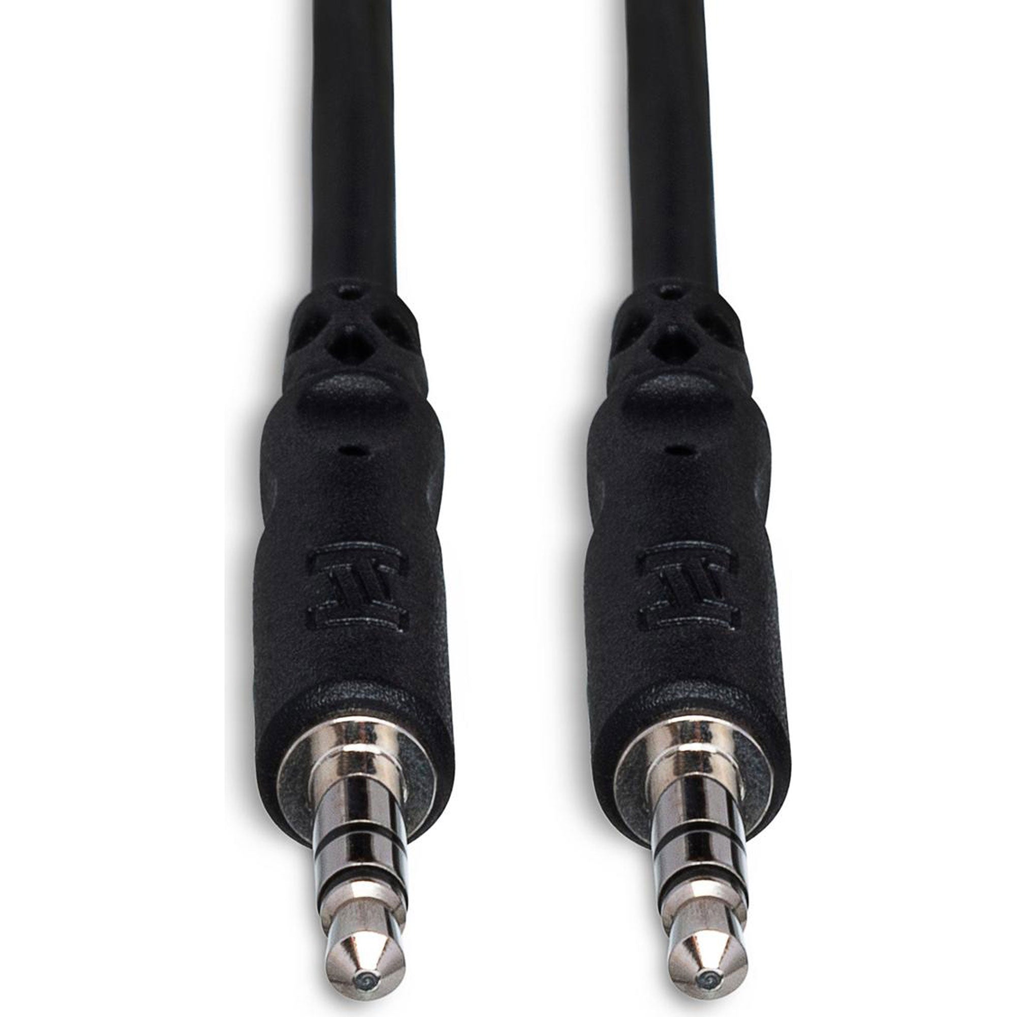 Hosa CMM-105C Coiled 3.5mm TRS to 3.5mm TRS Stereo Interconnect Cable (5')