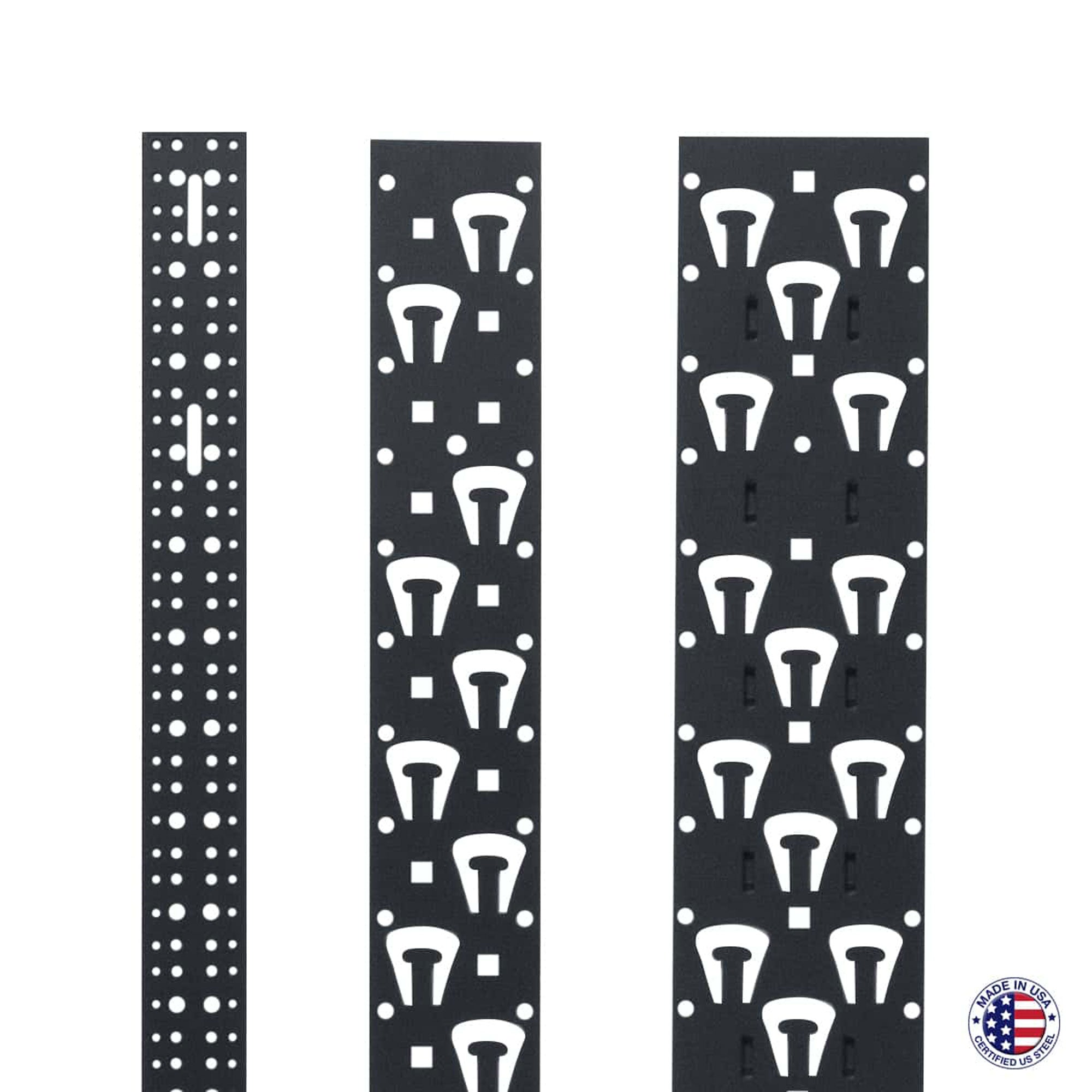 Lowell CMV3-40 Vertical Cable Managers (3.25" x 40U, 6 Pack)