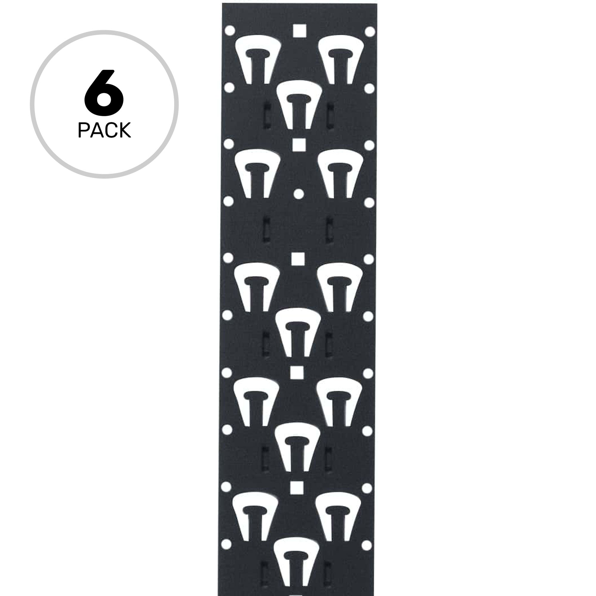 Lowell CMV5-24 Vertical Cable Managers (4.75" x 24U, 6 Pack)