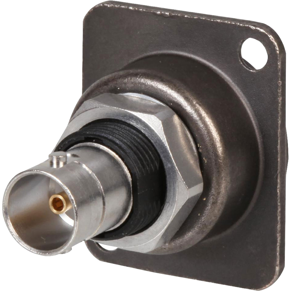 Neutrik NBB75DFIX Isolated BNC Chassis Connector (Antraloy)