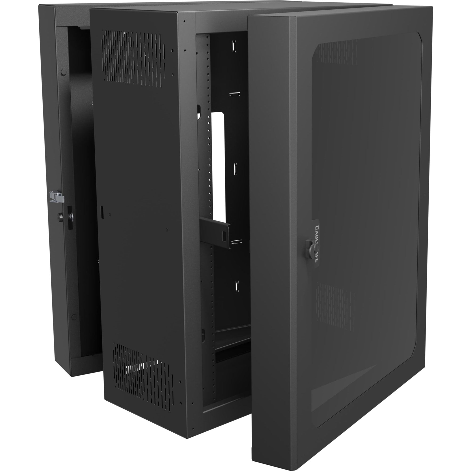 Middle Atlantic CWR-18-21PD4 CableSafe Wall Mount Rack 18U