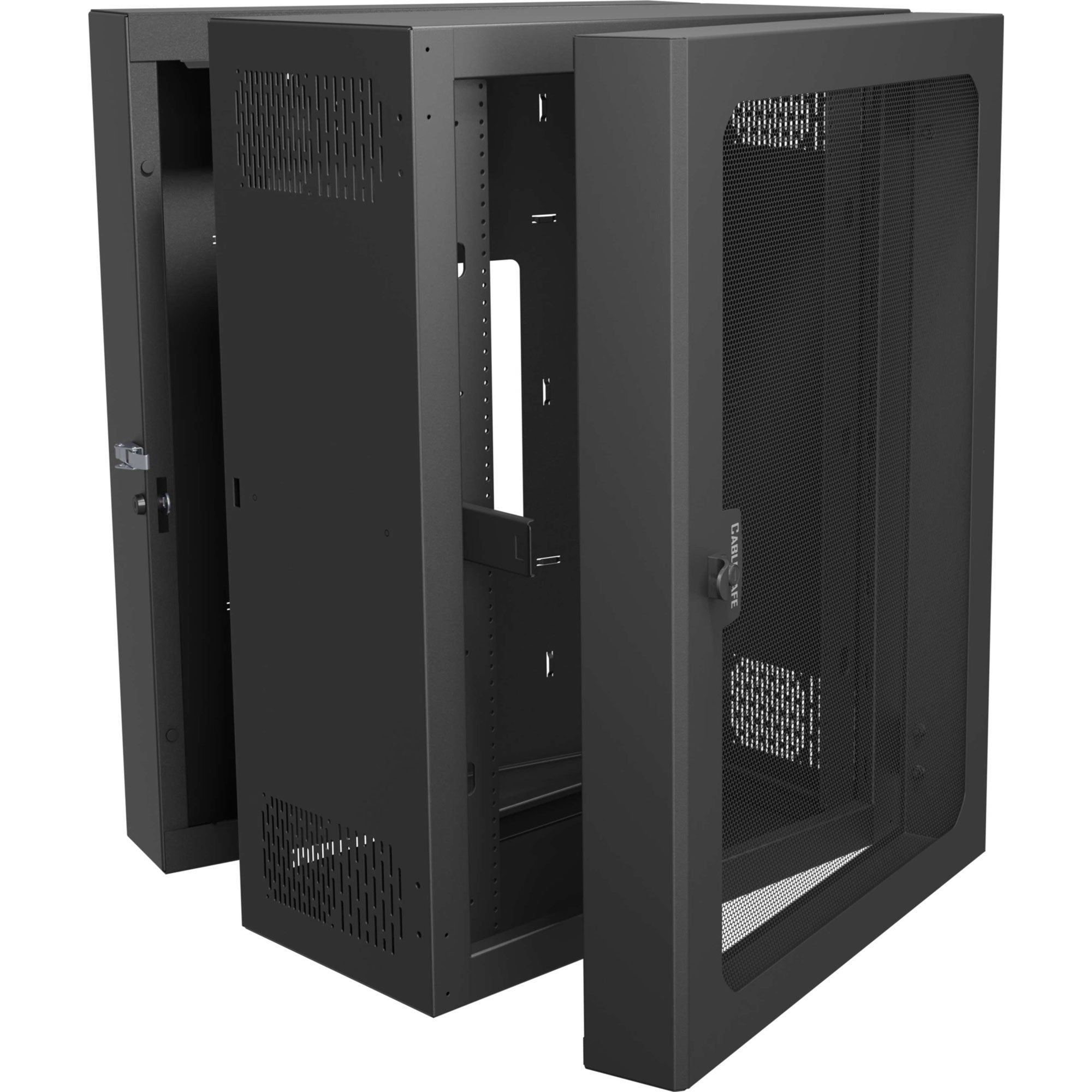 Middle Atlantic CWR-18-21VD4 CableSafe Wall Mount Rack 18U