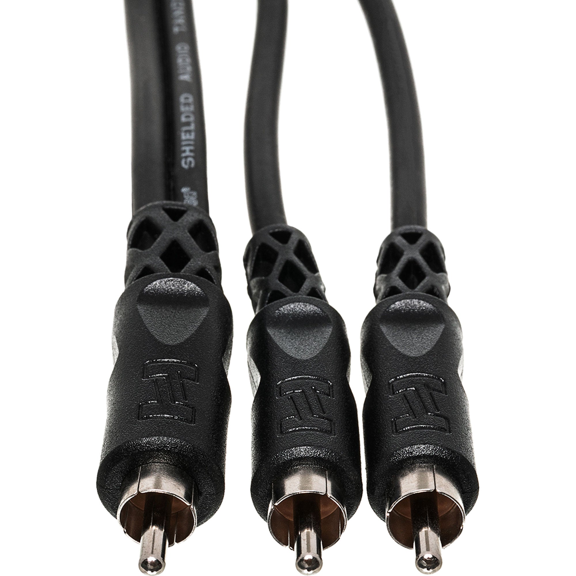 Hosa CYA-103 RCA to Dual RCA Y Cable (3')