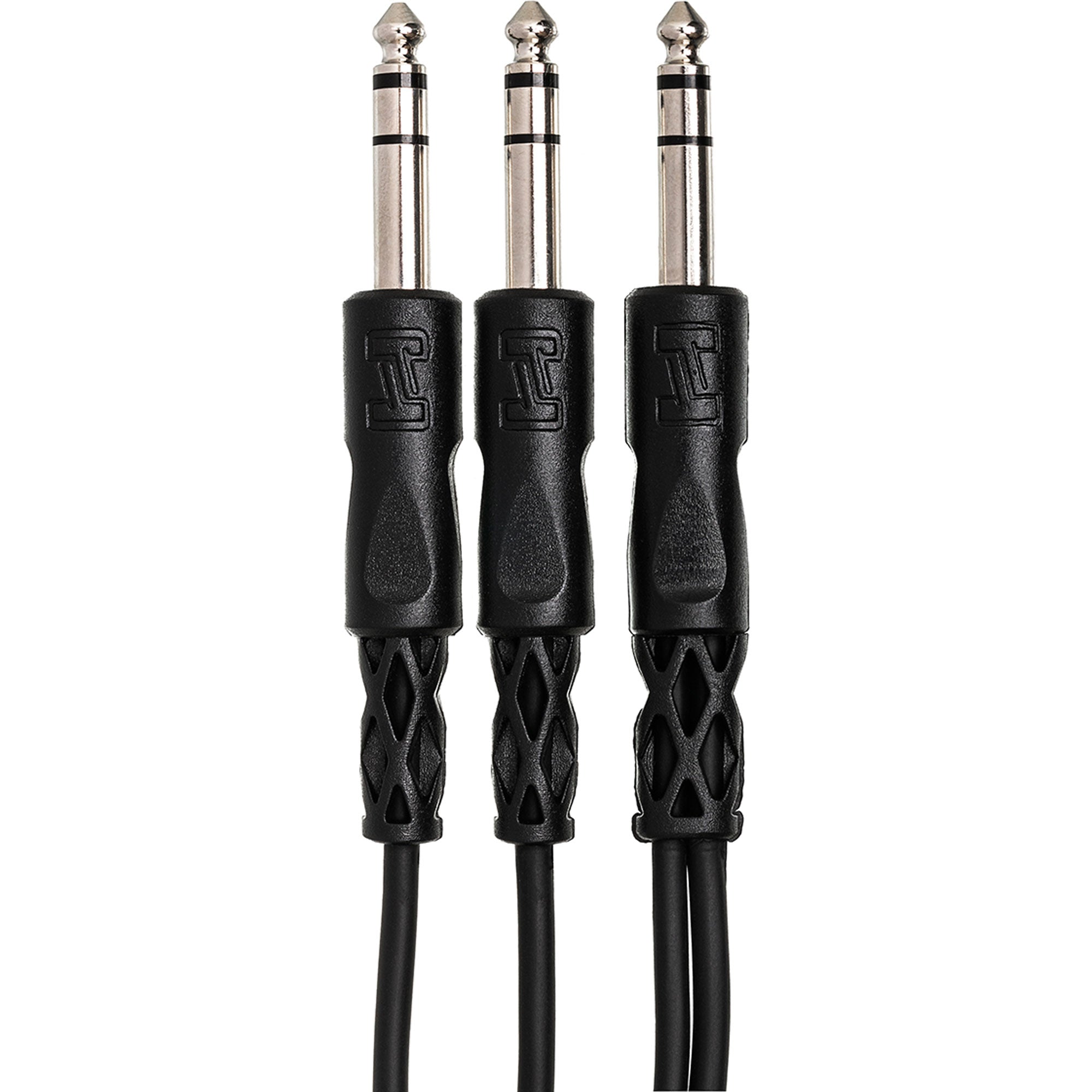 Hosa CYS-103 1/4" TRS to Dual 1/4" TRS Y Cable (3')