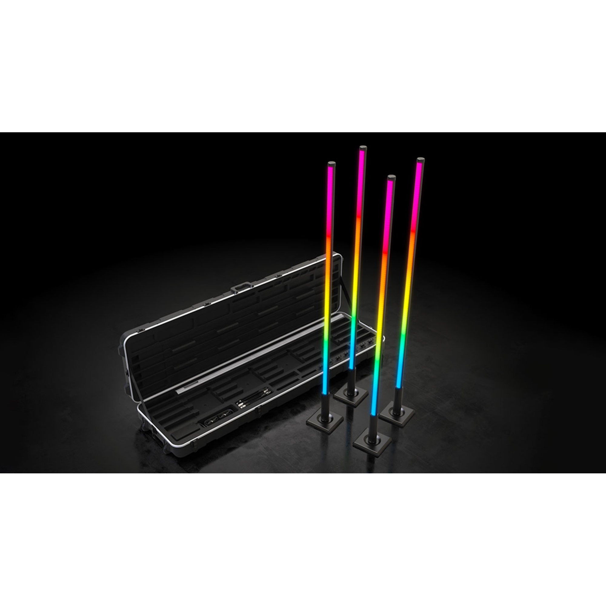 Chauvet DJ Freedom Flex Stick X4 Battery-Powered Wireless Free-Standing LED Effect Light (4 Pack)