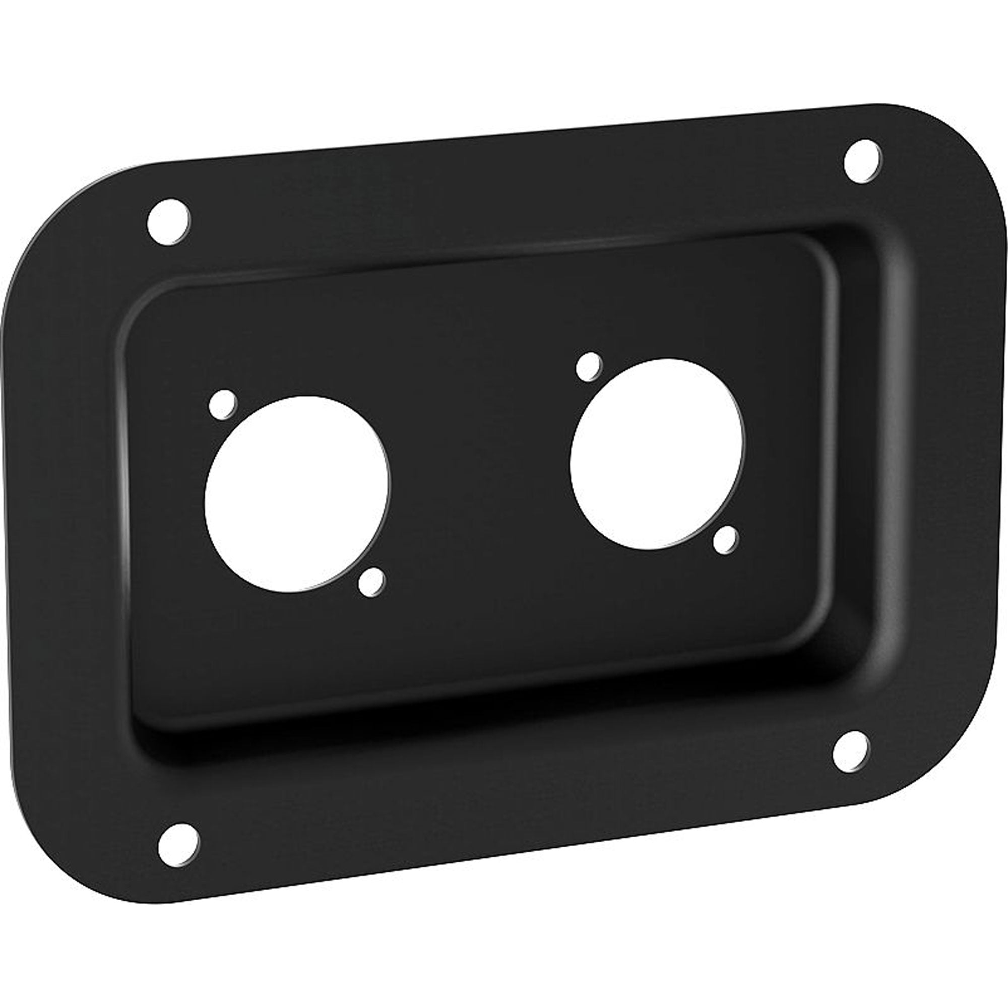 Penn Elcom D0604K Dish for Two Neutrik D-Series (Black)