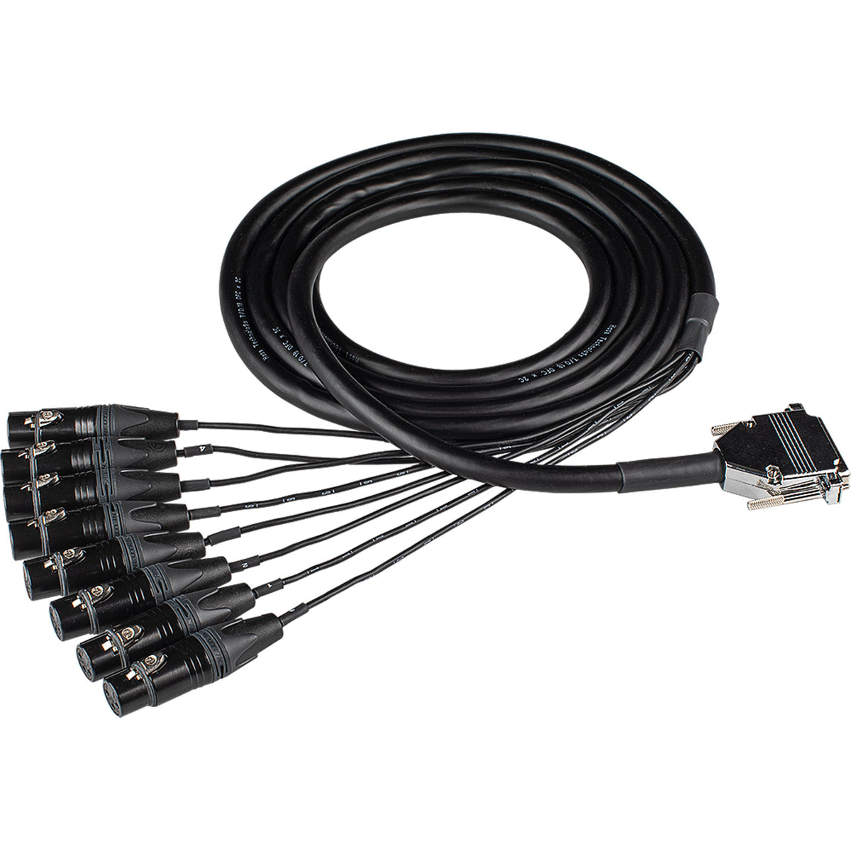 Hosa DBF-504 Edge 8-Channel Analog Snake DB25 to XLR3F (13.2')