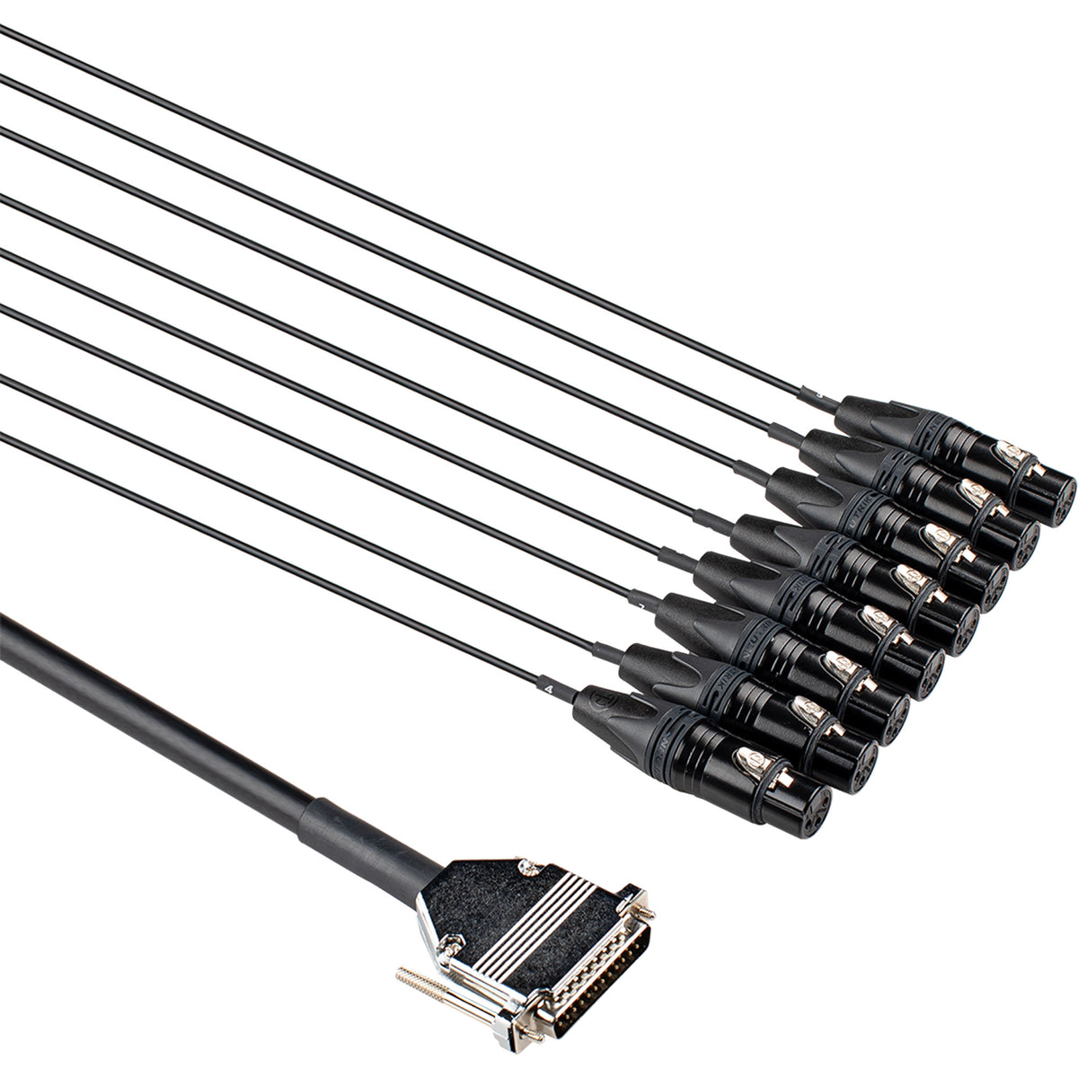 Hosa DBF-504 Edge 8-Channel Analog Snake DB25 to XLR3F (13.2')