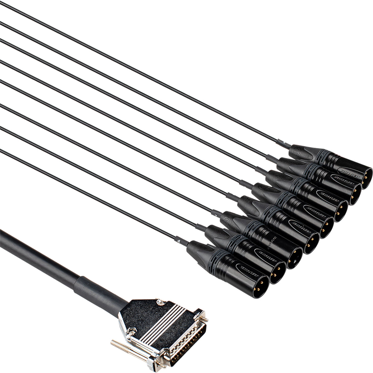 Hosa DBM-504 Edge 8-Channel Analog Snake DB25 to XLR3M (13.2')