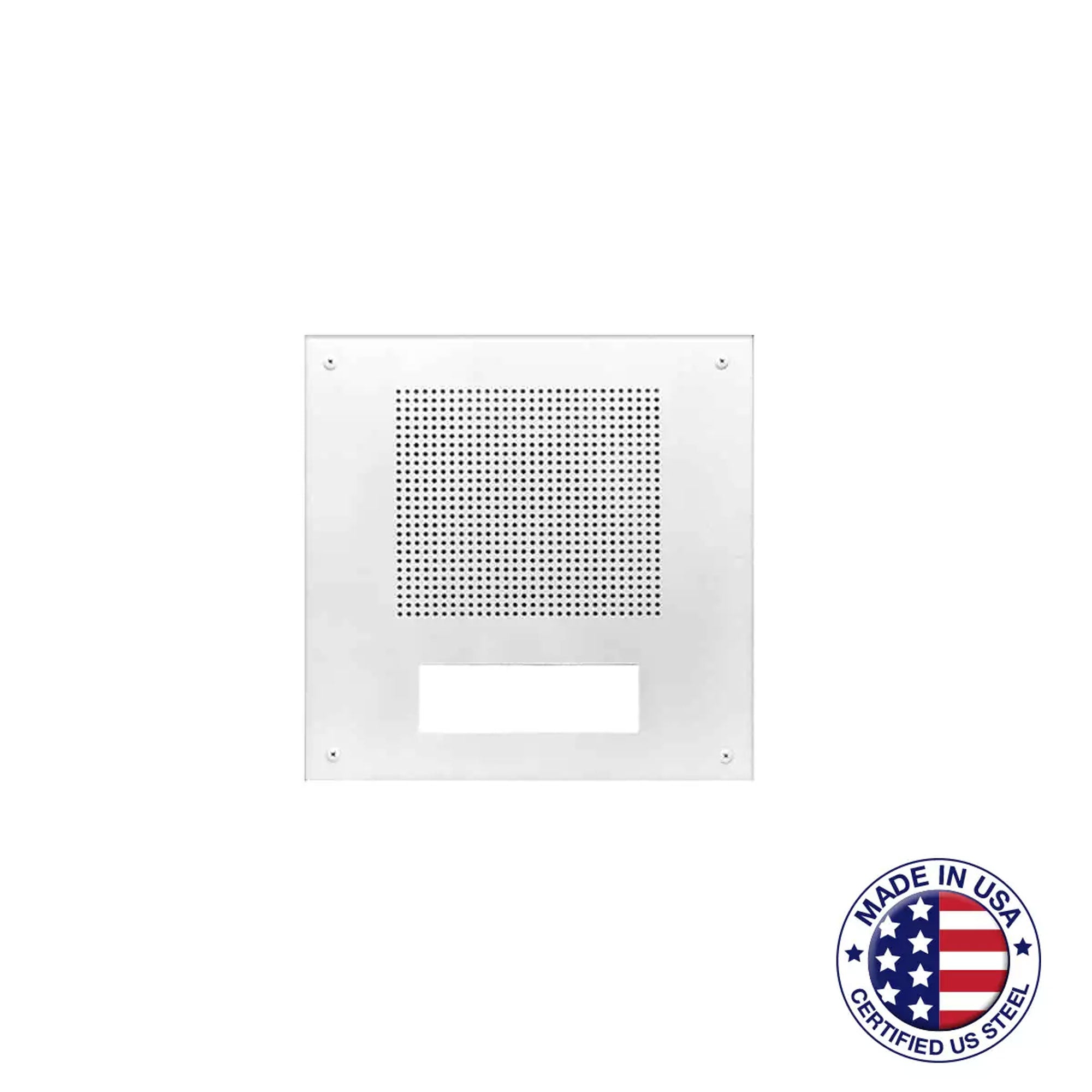 Lowell DC802-DR2 Square Grille with Frame for Rauland Digital Clock-Speaker Center (10 Pack)