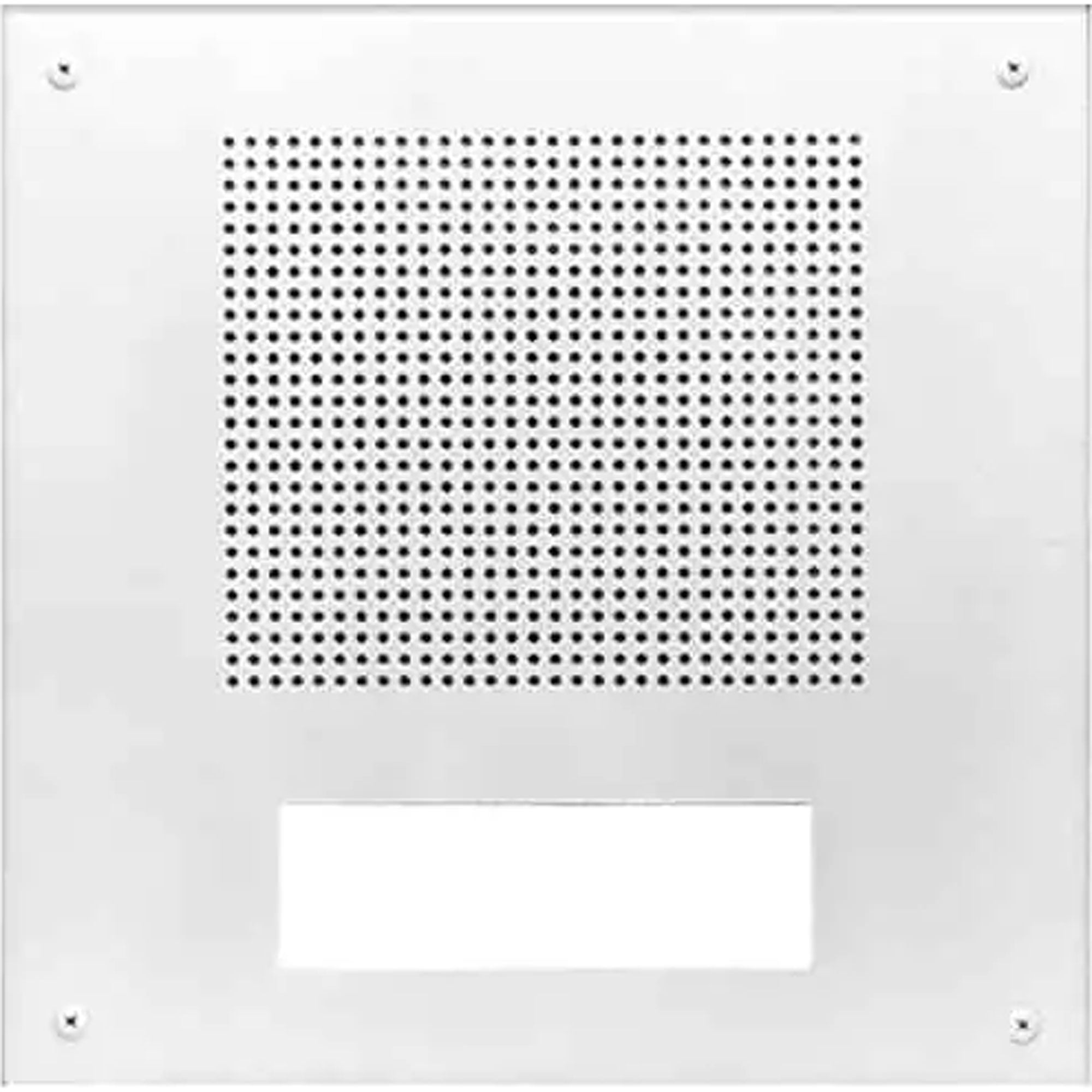 Lowell DC802-DR2 Square Grille with Frame for Rauland Digital Clock-Speaker Center (10 Pack)