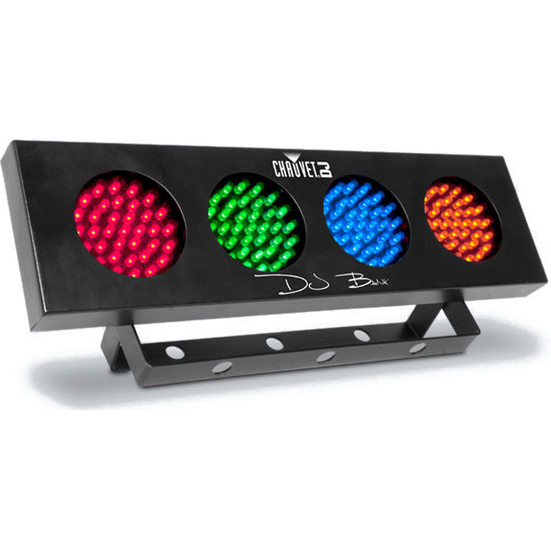 Chauvet DJ DJ Bank Compact Strip Light Fixture with 4 Pods of LEDs (RGBA)