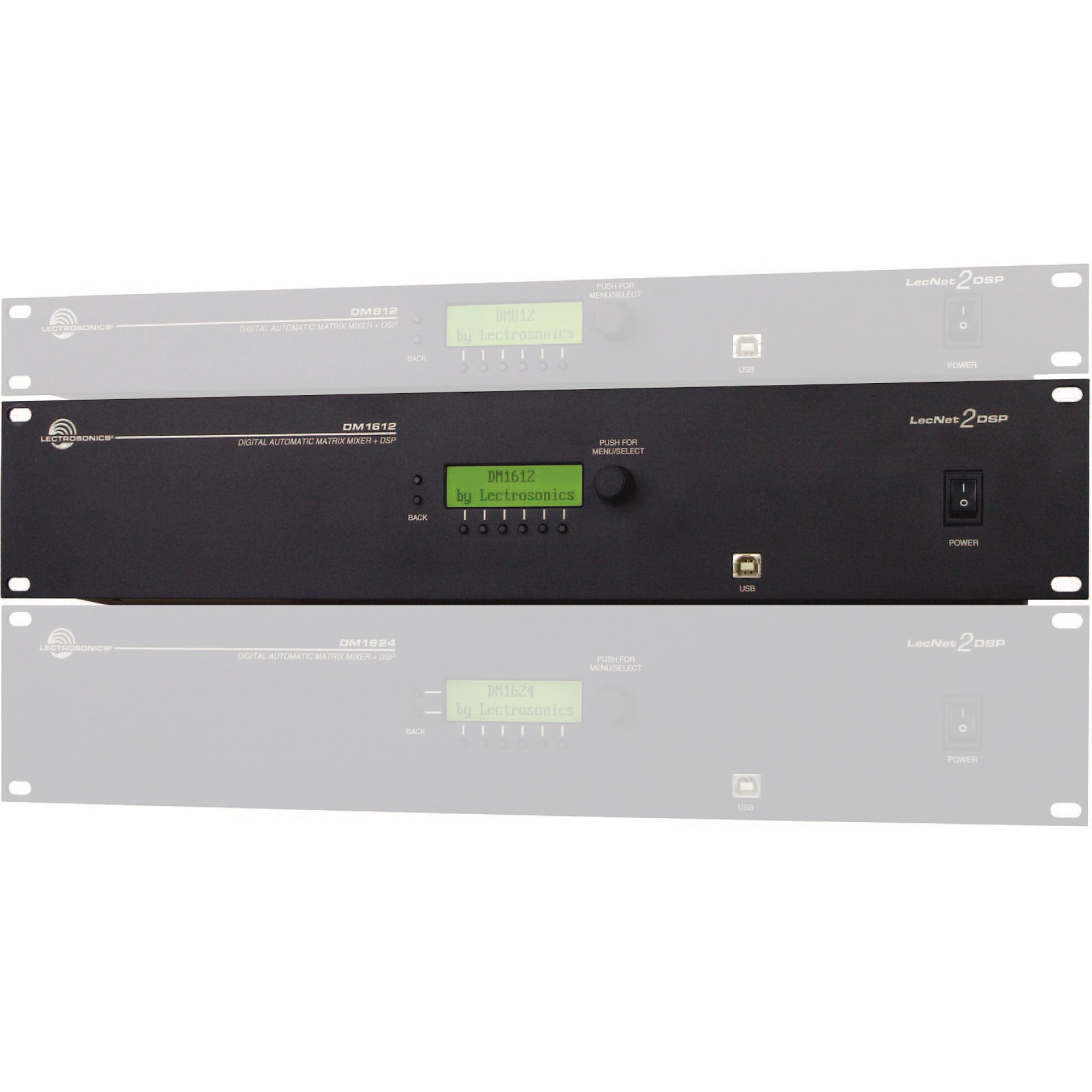 Lectrosonics DM1612F 16 x 12 Digital Matrix Processor