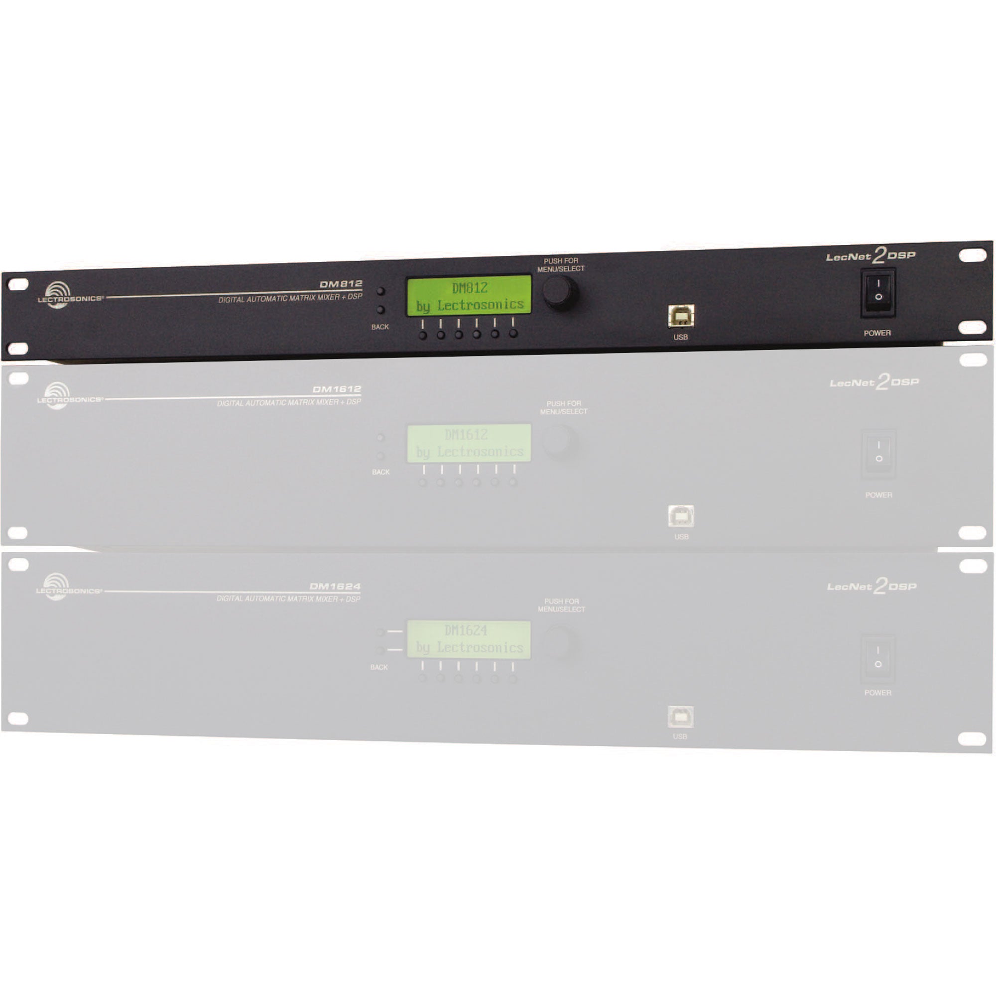 Lectrosonics DM812 8 x 12 Digital Matrix Processor