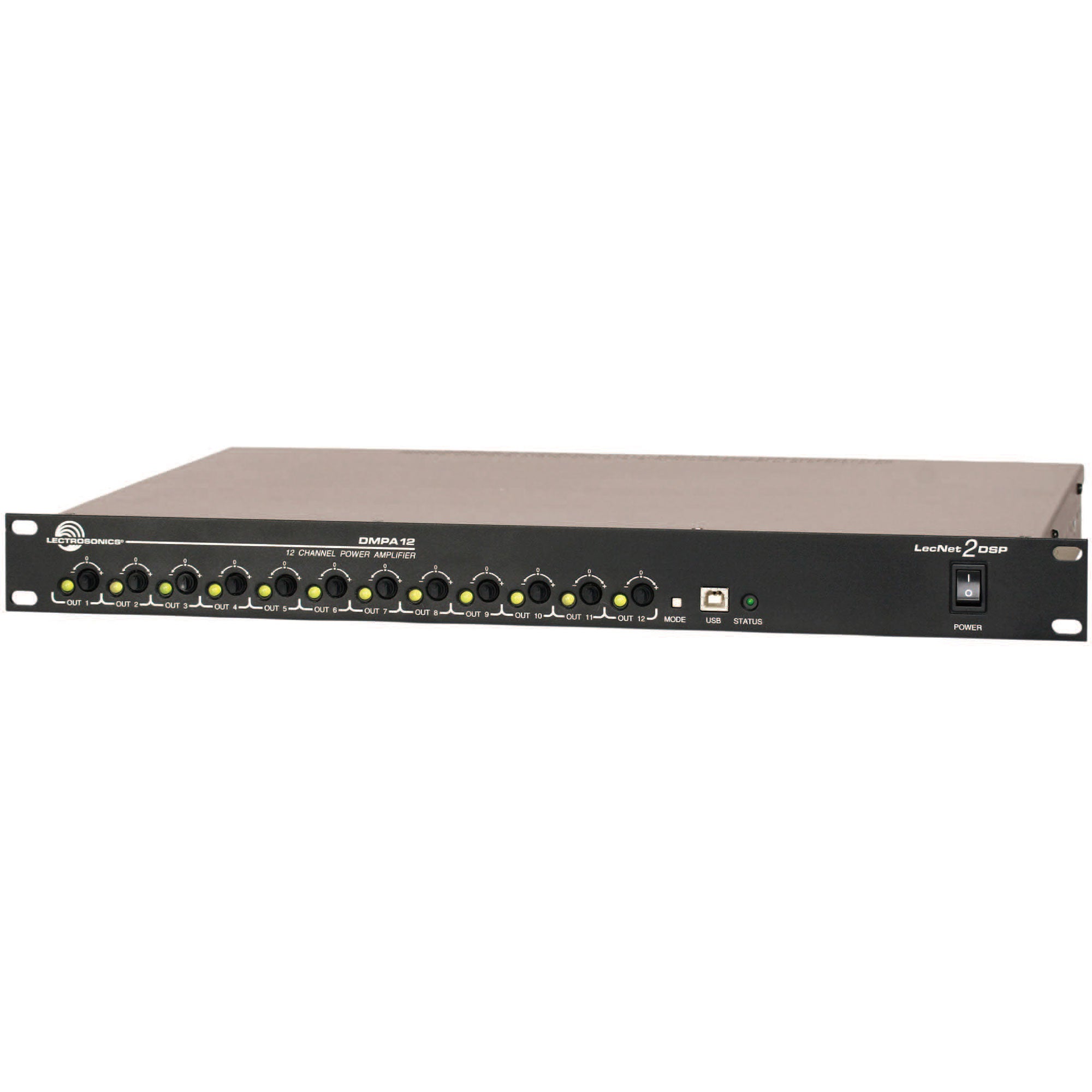 Lectrosonics DMPA12 Digital Audio Processor & 12-Channel Class-D Power Amplifier