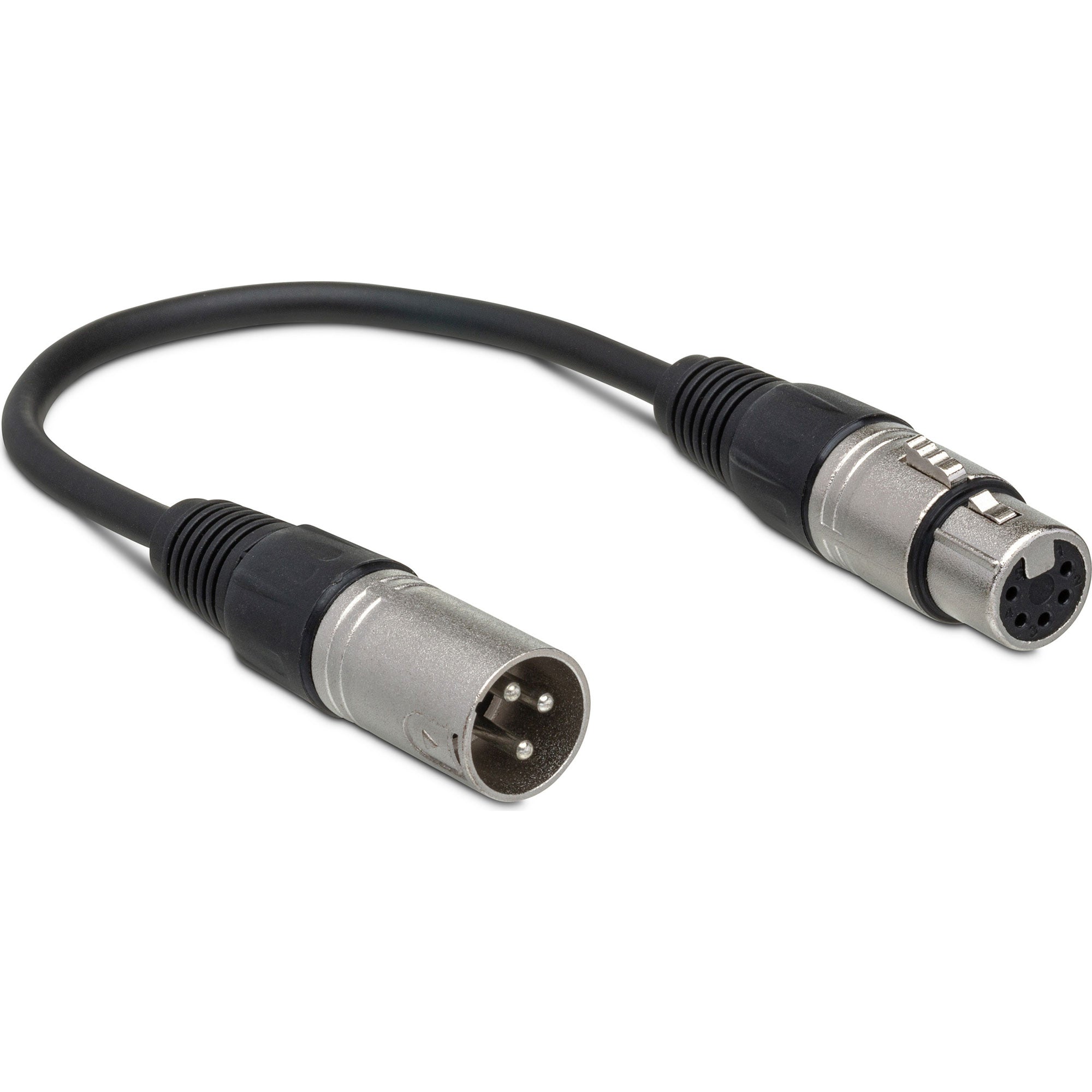 Hosa DMX-306 DMX512 3-Pin Male to 5-Pin Female Adapter