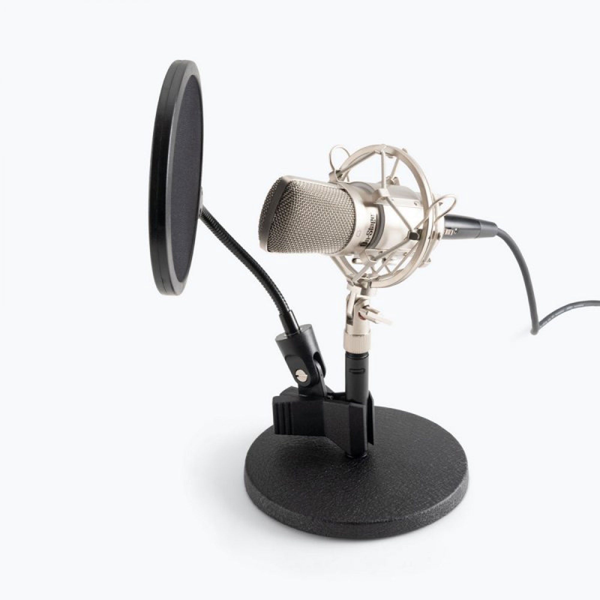 On-Stage DS7100B Basic Fixed-Height Desktop Microphone Stand (Black)