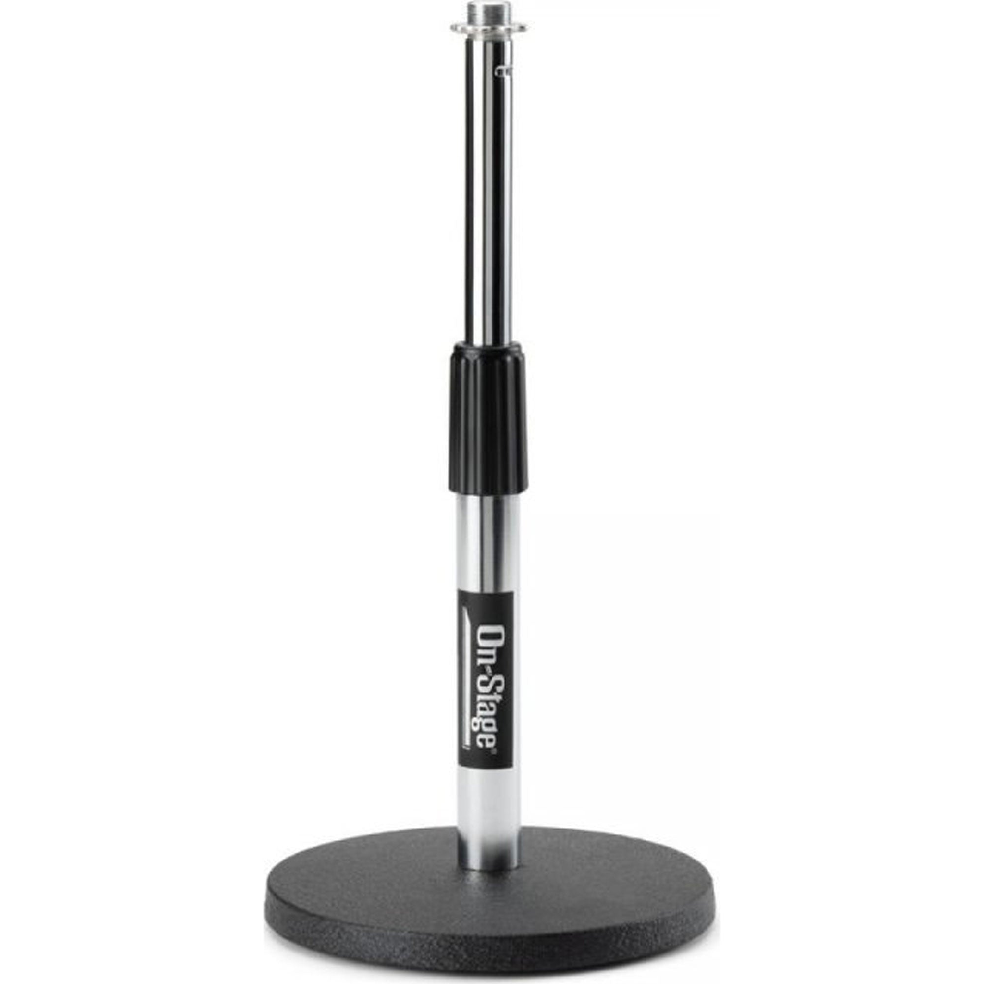 On-Stage DS7200C Adjustable Height Desktop Microphone Stand (Chrome)